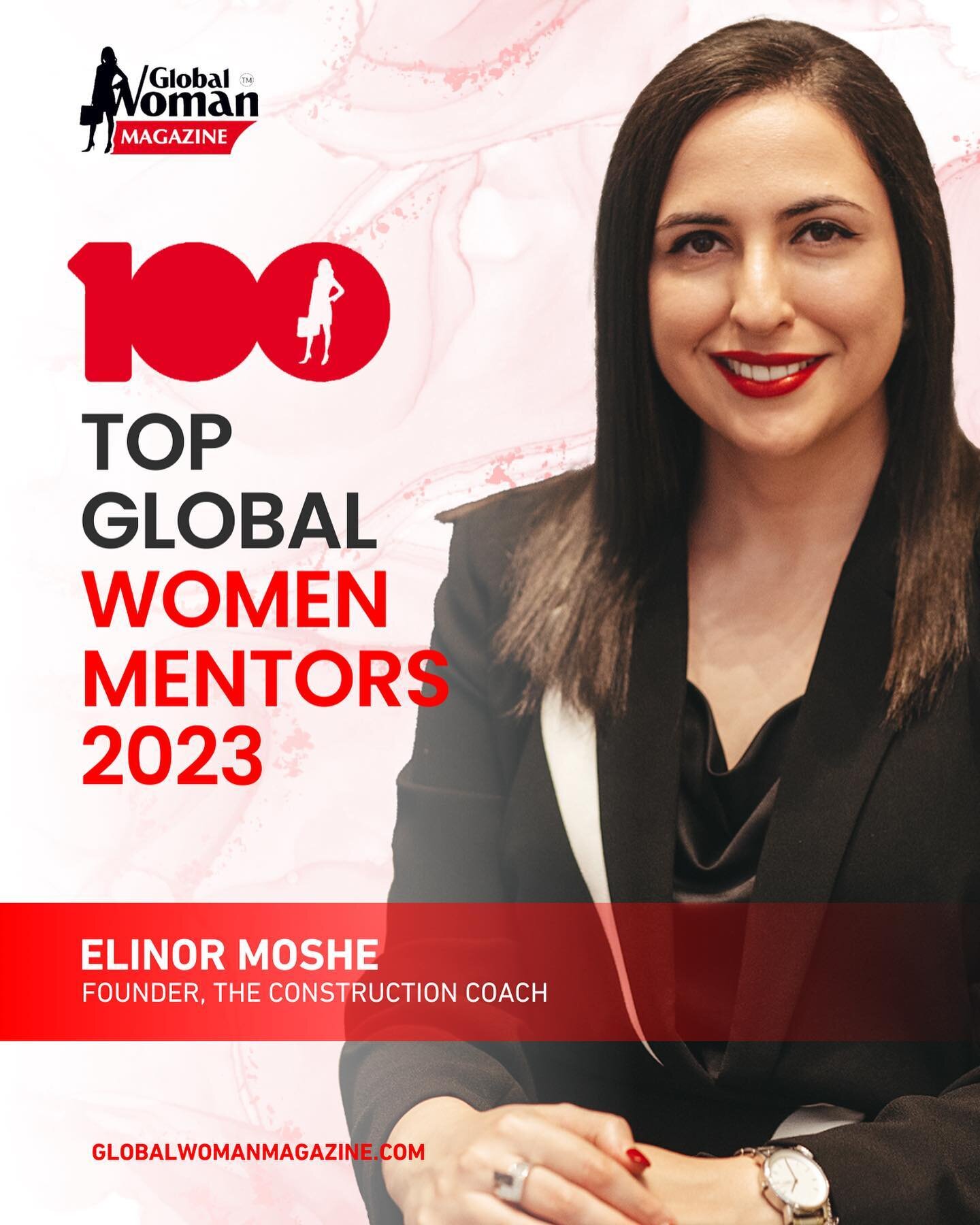 It's a pleasure and privilege to be recognized as a Top 100 Global Women Mentor 2023 by Global Women Magazine. 

I'm grateful to all who've chosen me as their mentor over the years, and for the ability to deeply transform many in the industry through