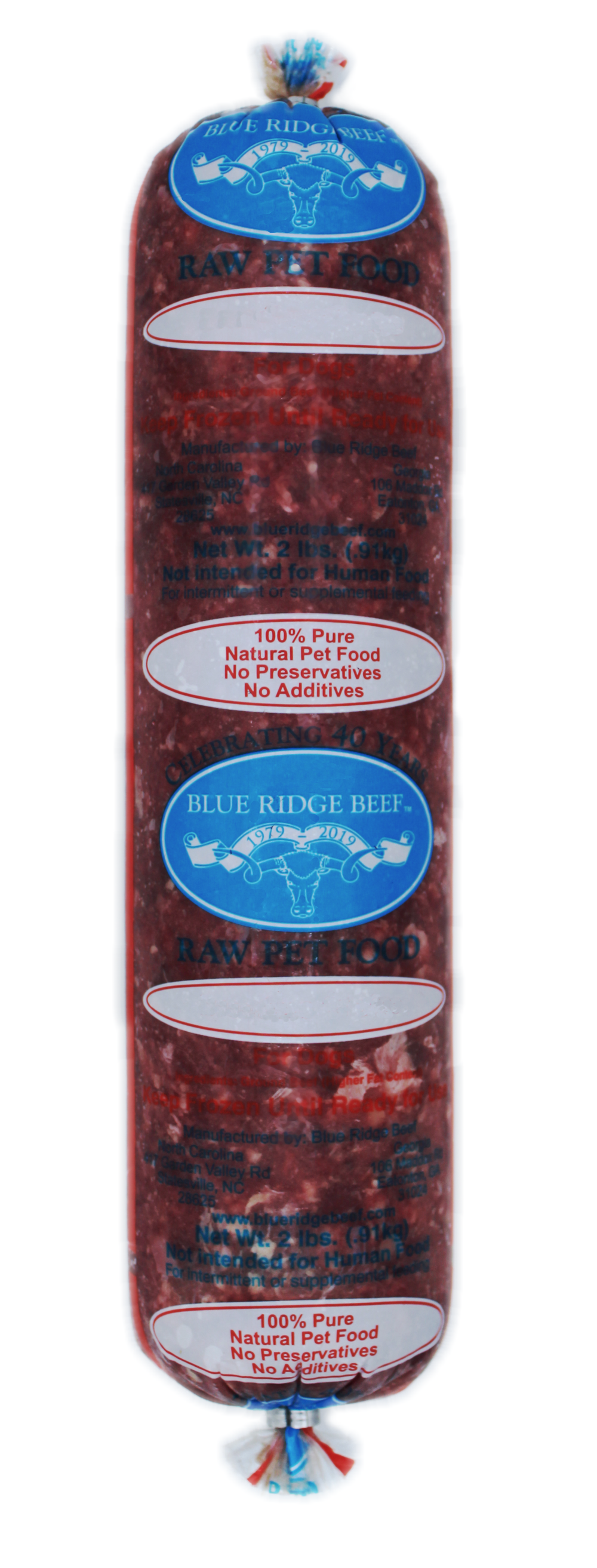 Breeder's Grind Raw Pet Food for Dogs — Blue Ridge Beef