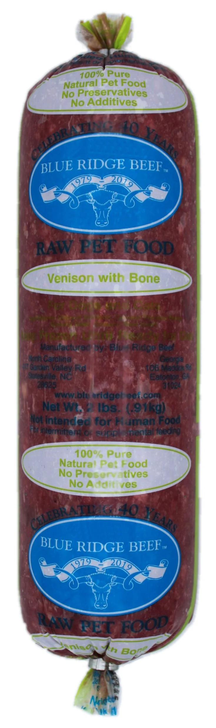 Venison with Bone - Raw Pet Food for Dogs — Blue Ridge Beef