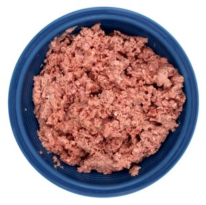 Turkey with Bone Raw Dog and Cat Food in Bowl