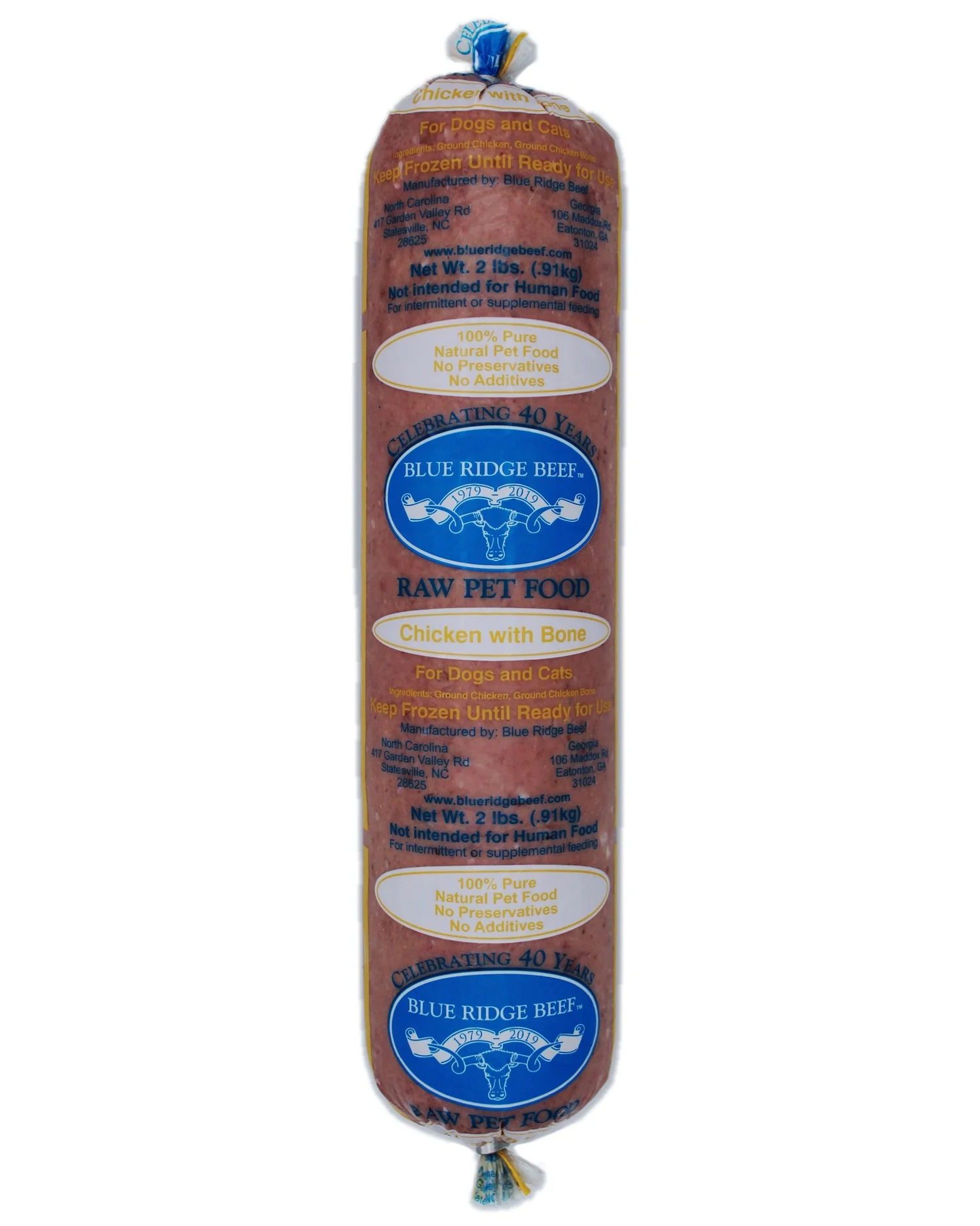 Raw Chicken with Bone - Pet Food for Dogs — Blue Ridge Beef