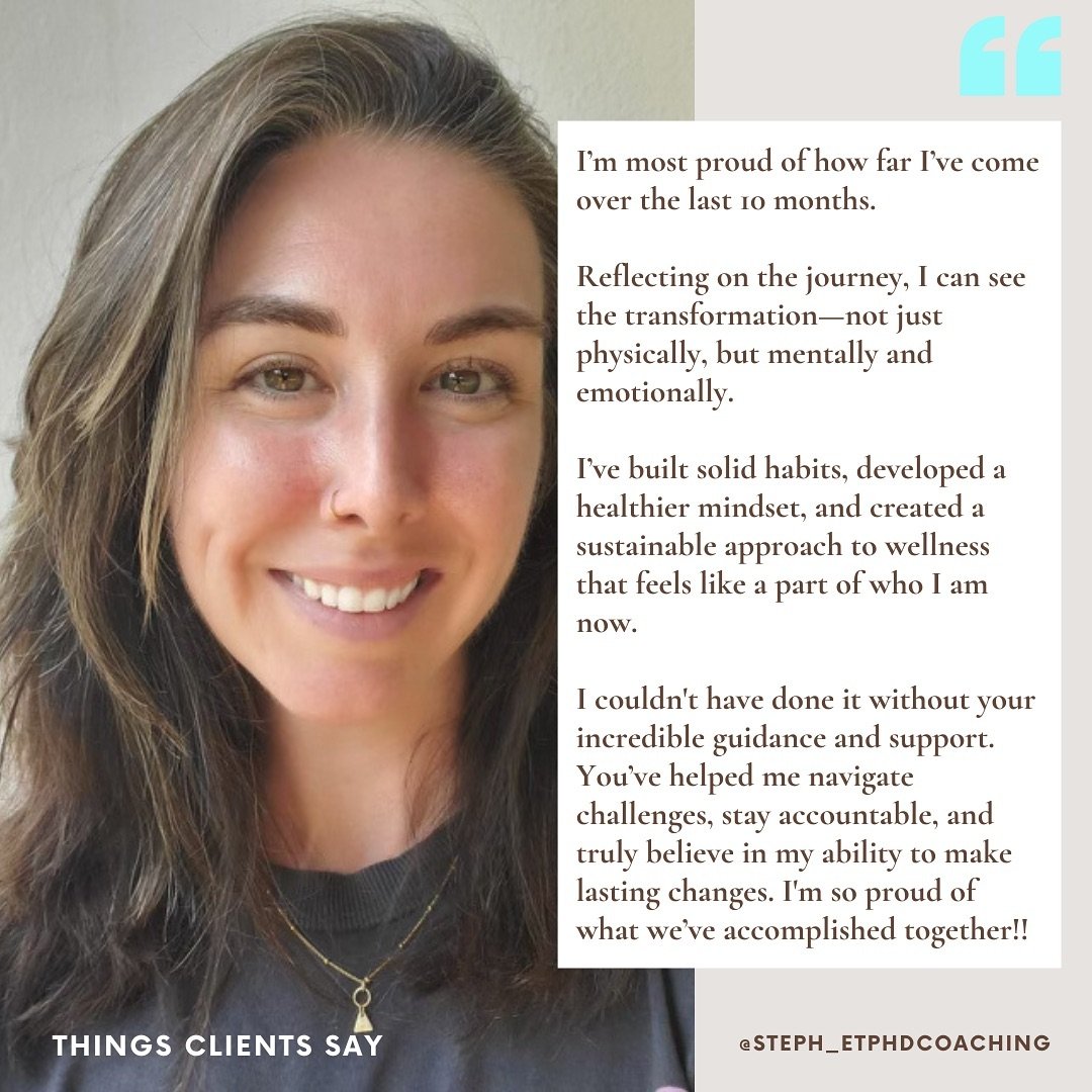 &ldquo;I can see the transformation - not just physically, but mentally and emotionally&rdquo;

👏 👏 👏 

Working with Bridget for the last 10 months has been an absolute delight. Her results are a great example of our holistic approach to health an