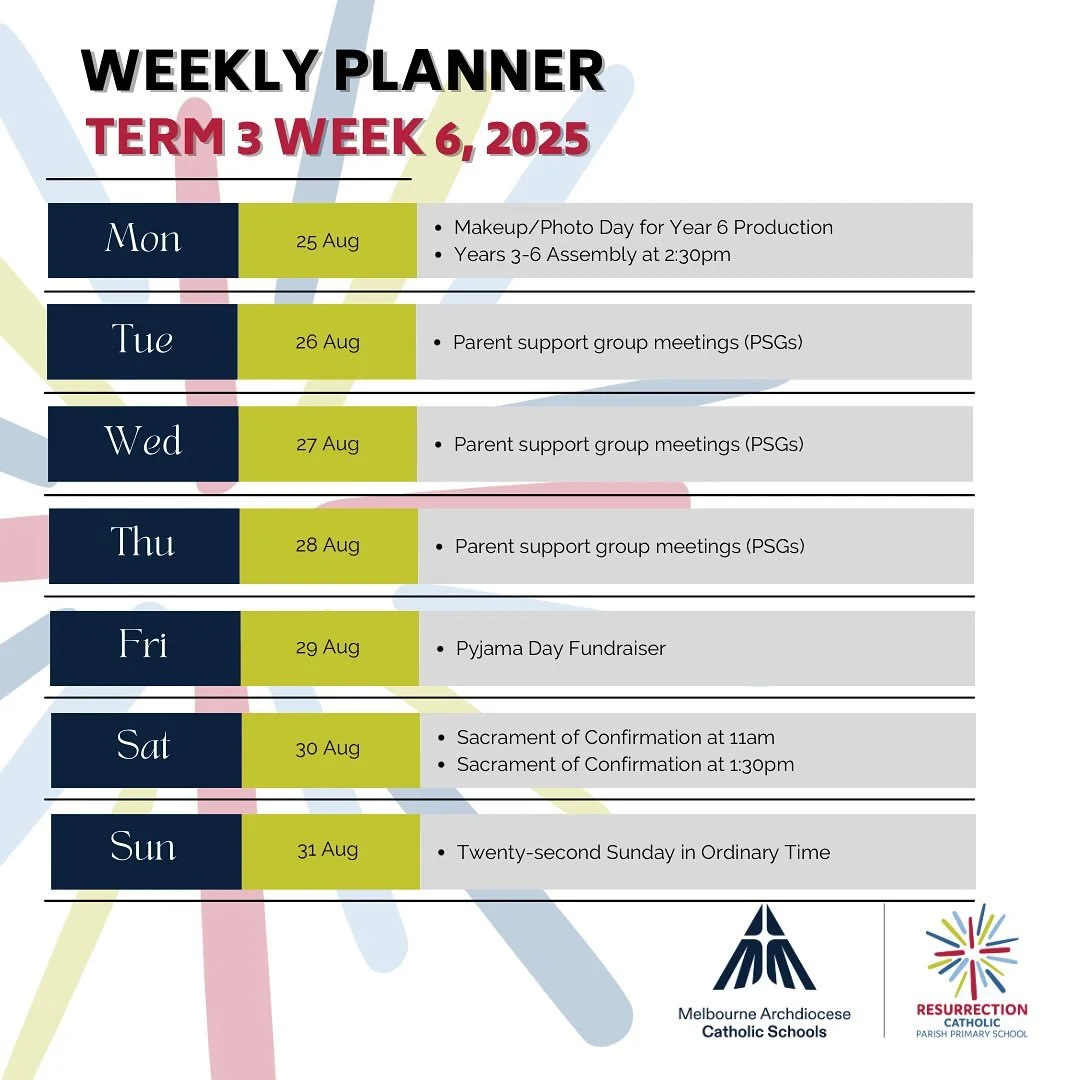 We&rsquo;re over the half way mark in the Term! Happy Week 6 everyone 😊
