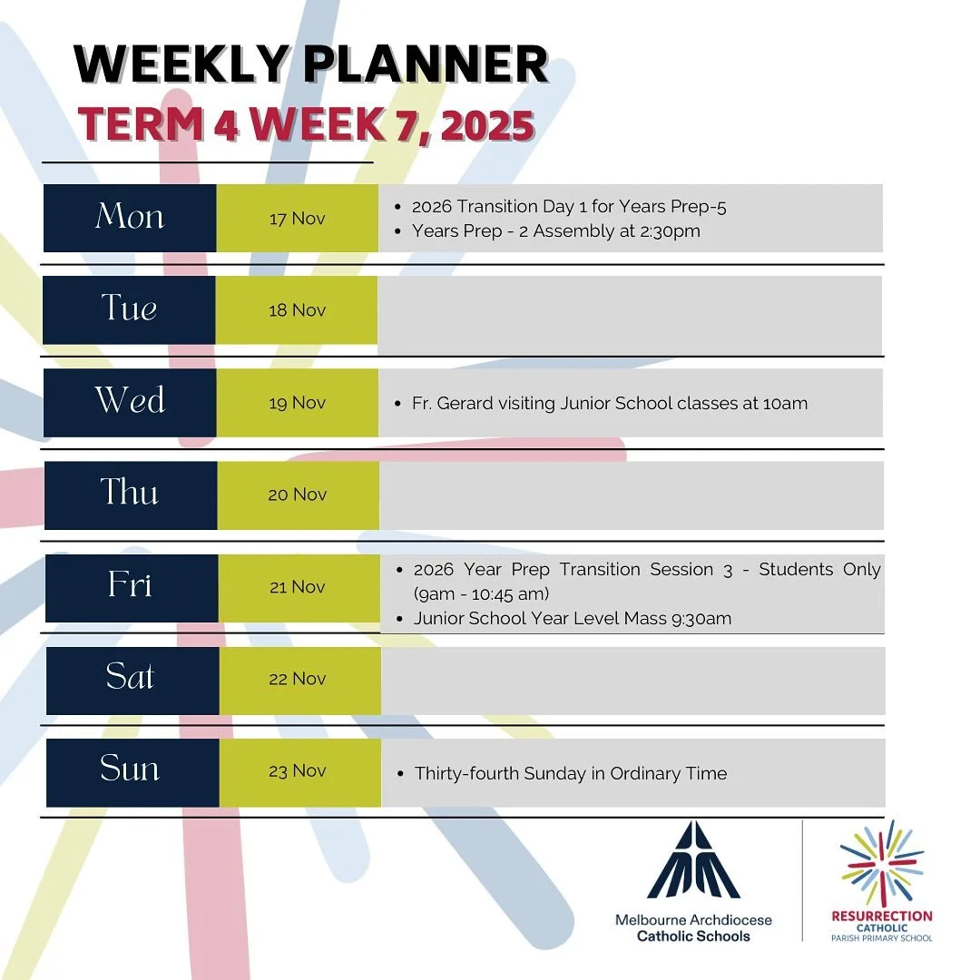 We start this week with a very exciting Transition Day for 2026! An important time to prepare our students as they move into their new classes and spaces with some new faces! ✨