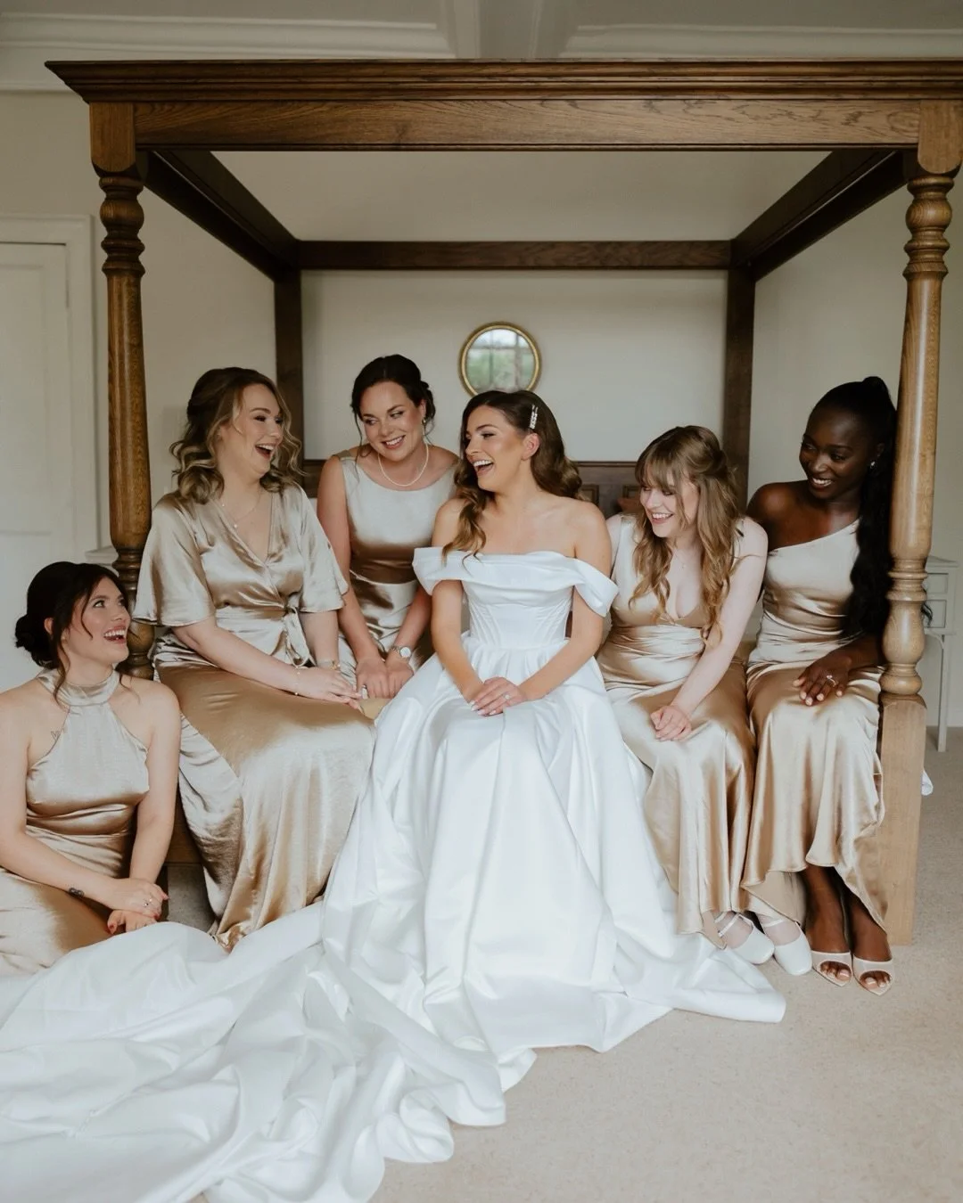 The morning of most wedding days is usually pretty relaxed, with people taking turns for their hair and makeup, snacks, a few drinks and me floating around taking some candid getting ready photos.

But when it gets to that moment when you need to get