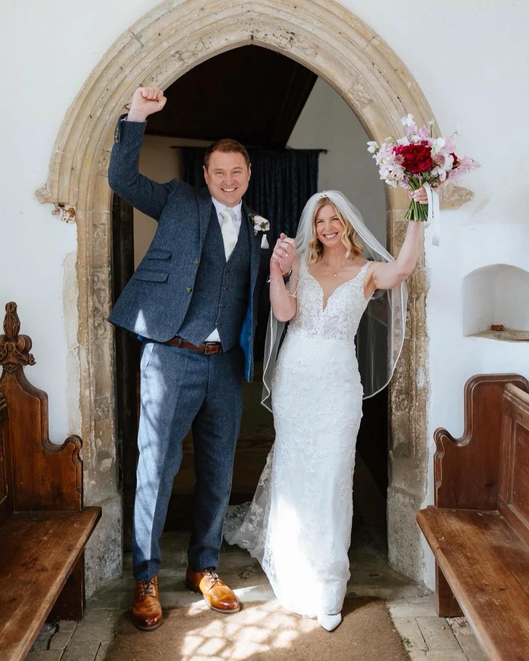 Wow. What a start to my 2026 summer of weddings!! 

Ella and Carl married at the very pretty Copdock Hall in front of their two boys and all of their friends and family, before wandering across the lawn to @copdock_hall

I&rsquo;m incredibly lucky to