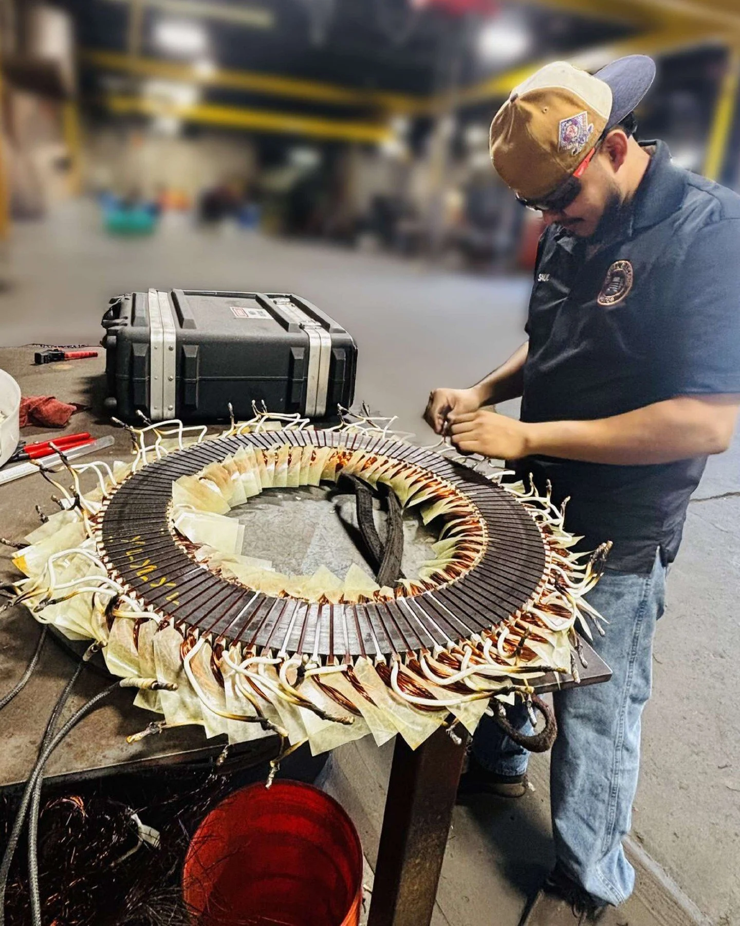 BTS at Capital! 🔧
Saul rewinding a Pancake motor
Teamwork + precision = smooth rides
Follow for more shop floor action!