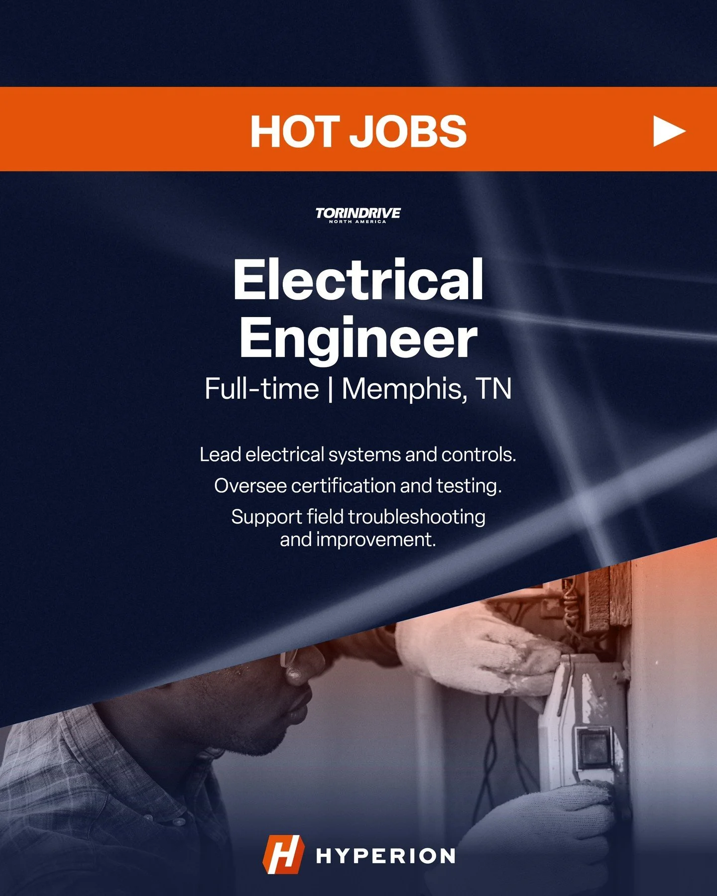 Hot Jobs Alert 🚨

We&rsquo;re hiring across multiple locations!

⚡ Electrical Engineer &ndash; Memphis, TN
🛠 Technical Sales Engineer &ndash; Richmond, IN
💼 Finance Business Partner &ndash; Richmond, IN

Grow your career with Hyperion Solutions an