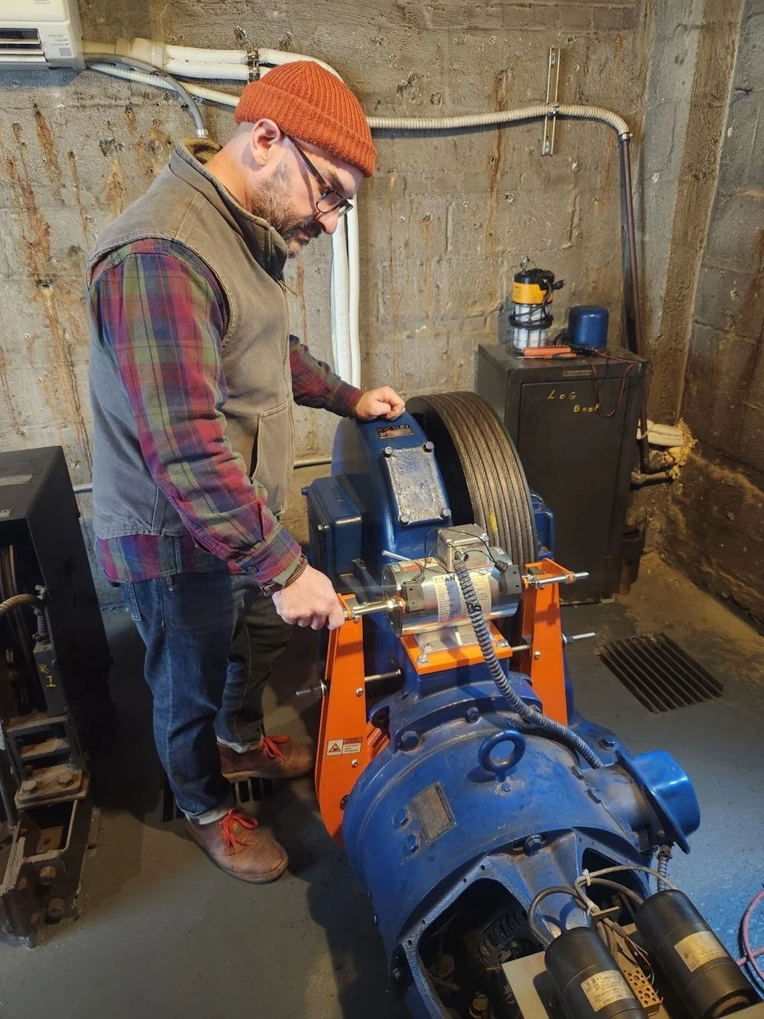 Two legacy machines.
One day.
Code compliant.

A crew installed Titan kits on Westinghouse #37 machines and completed the job in a single day. First time installing. No delays.

That is what happens when the right kit meets the right team.

&bull; Up