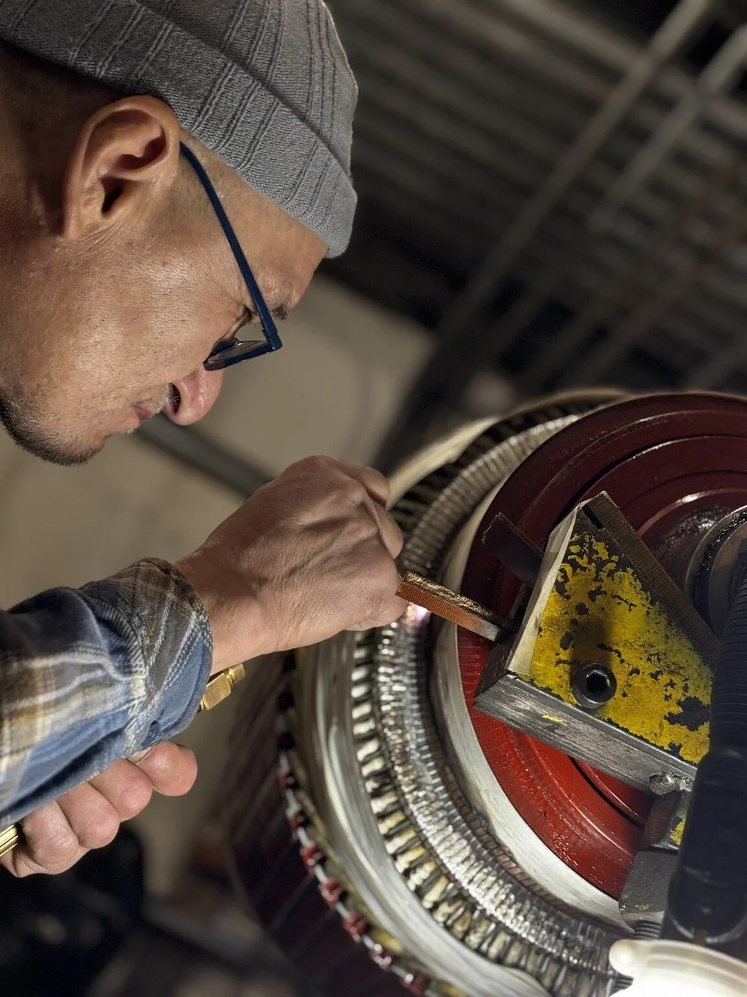 This is how you build skill.

In the shop.
On the floor.
Next to someone who has mastered the craft.

Our Tech Service team at Capital Electric Motor putting in real work. Every rewind. Every repair. Every lesson matters.

Drop a 👊 if you respect th