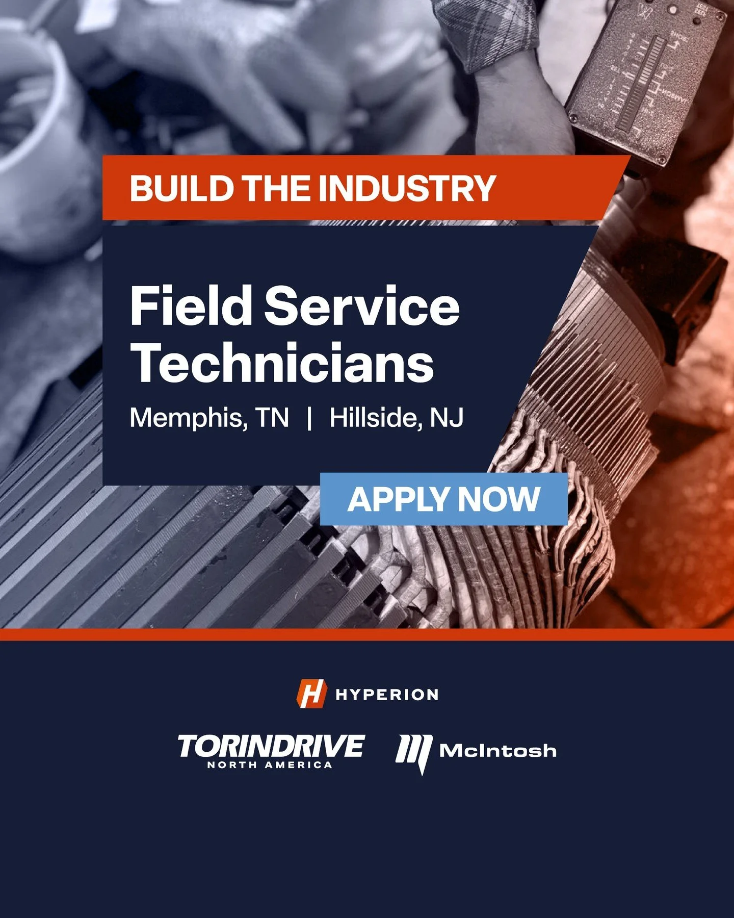 🔥 HOT JOB ALERT 🔥

We&rsquo;re looking for Field Service Technicians to join the Hyperion team at Torin Drive (Memphis) and McIntosh (NJ)!

📍 Memphis, TN | Hillside, NJ
✈️ 80% Travel (Domestic &amp; International)
🛠️ Elevator Tech/Mechanic Experi