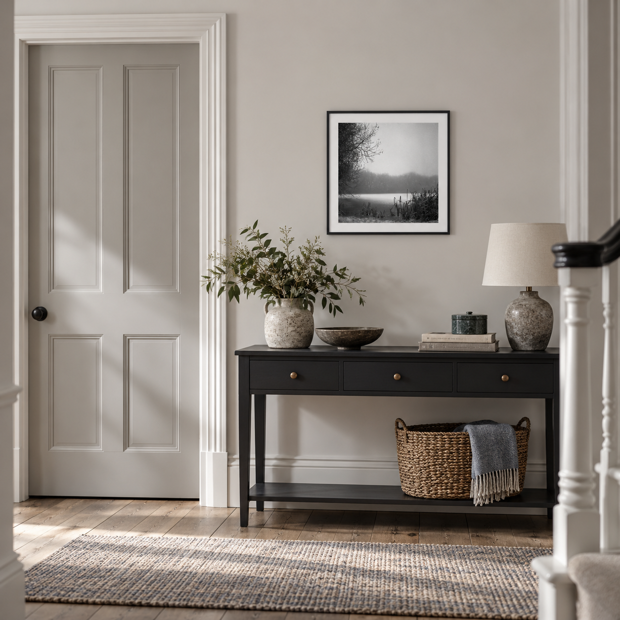 Monochrome lake print in a UK hallway-4.png