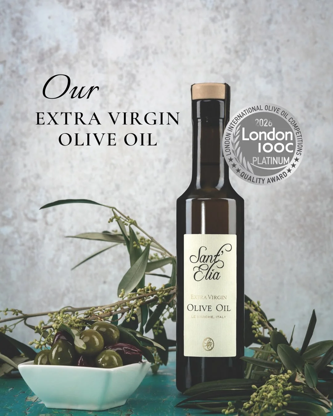 Our Sant&rsquo;Elia Extra Virgin Olive Oil✨

We are so excited to receive a Platinum Award for the Quality of our 2025 harvest from the London International Olive Oil Awards (LIOOC) - this is the highest possible award, we are truly honoured. It felt