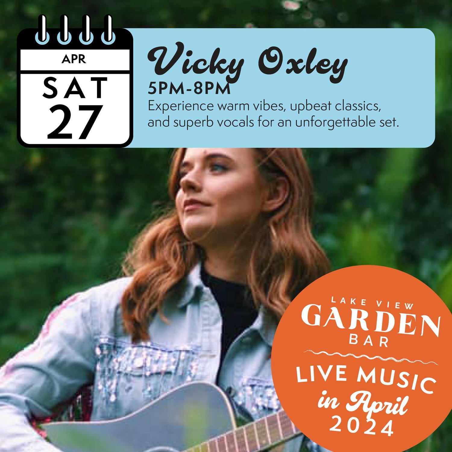 🎶🌅 Kick off your weekend with live music at Lake View Garden Bar! 🍹

Join us on April 26th at 4pm for the fantastic Luke McColl's performance 🎤 Enjoy an evening filled with familiar tunes, upbeat vibes, and a bustling atmosphere. Best of all, it'