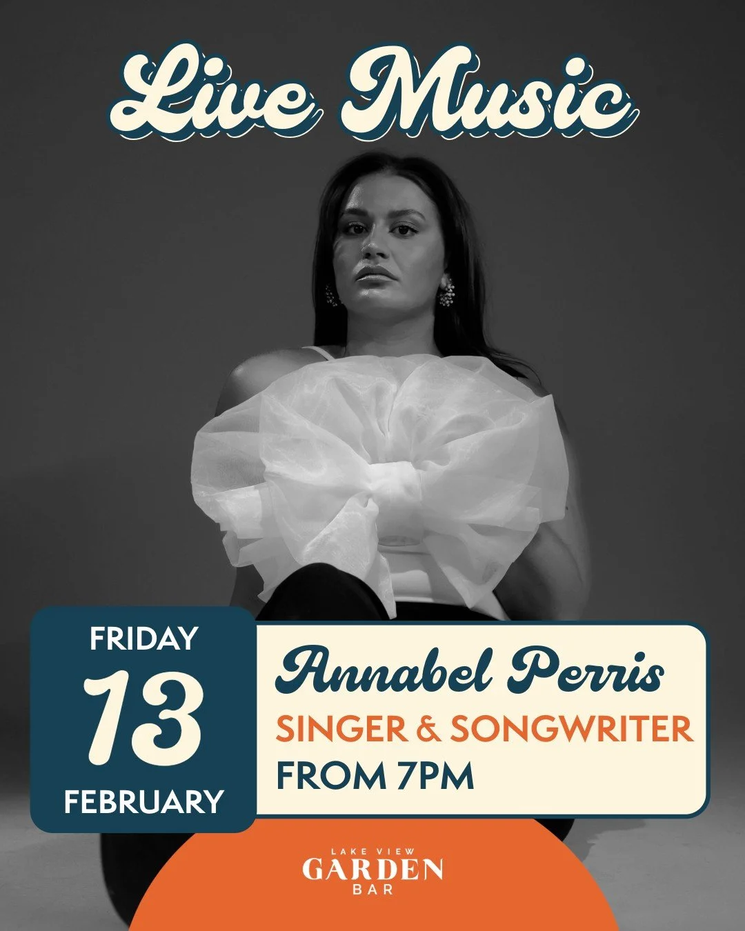 🎵 LIVE MUSIC TONIGHT!

Annabel bringing  the HEAT tonight at Lake View Garden Bar| 7- 10pm

Free entry. Good vibes. Great drinks. Stunning views.

check live music chart here : https://lakeviewgardenbar.com/whats-on/live-music

#goodvibes #lakesidev