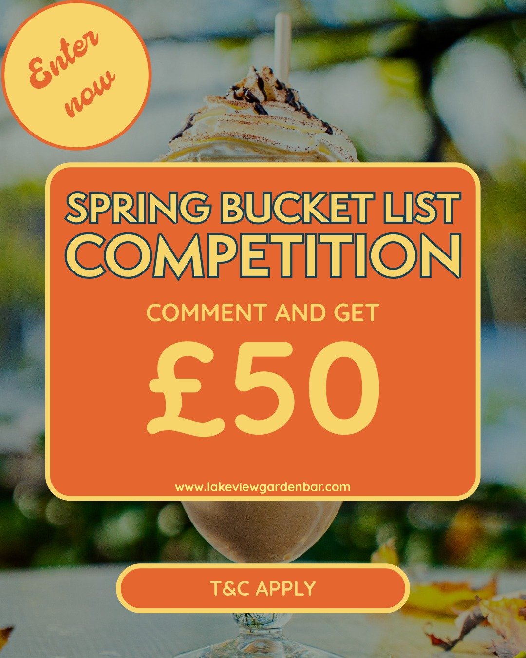 Who wants a fifty-quid tab on us? 🙋&zwj;♂️✨

Week 2 of our Spring Bucket List is officially live! We&rsquo;ve loved seeing your plans so far, but there&rsquo;s still time to get your name in the hat for this week&rsquo;s &pound;50 voucher.

To enter