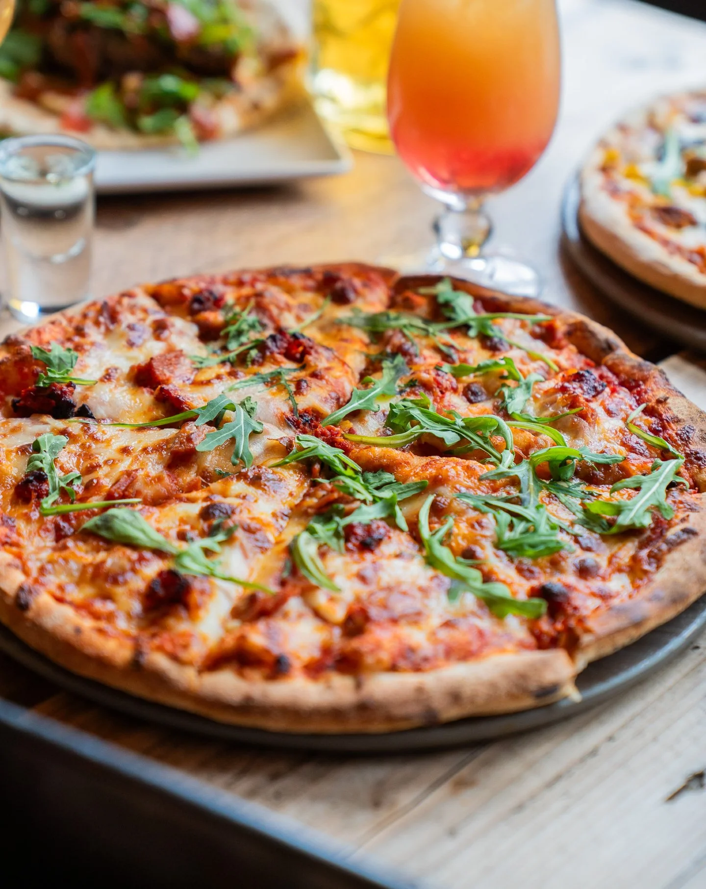 Saturday vibes are sizzling. 🍕🔥

Our stone-baked pizzas are the ultimate crowd-pleaser. Crispy, fresh, and loaded with the best ingredients&mdash;they&rsquo;re the premier choice for a Saturday sunshine-session.

Grab a stein, share a slice, and so