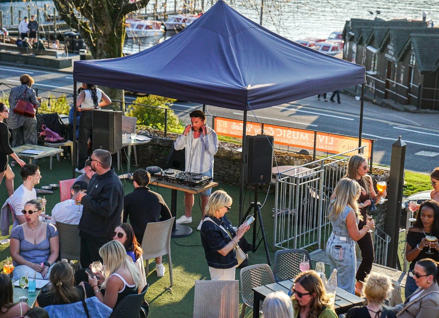 He&rsquo;s back. 🔓🎸

Luca is returning to the garden this Saturday, 23rd May, to soundtrack your sunset-sessions from 7 PM &ndash; 10 PM. ☀️✨

There is absolutely no better vantage point in Bowness than our waterfront terrace when the golden-hour h