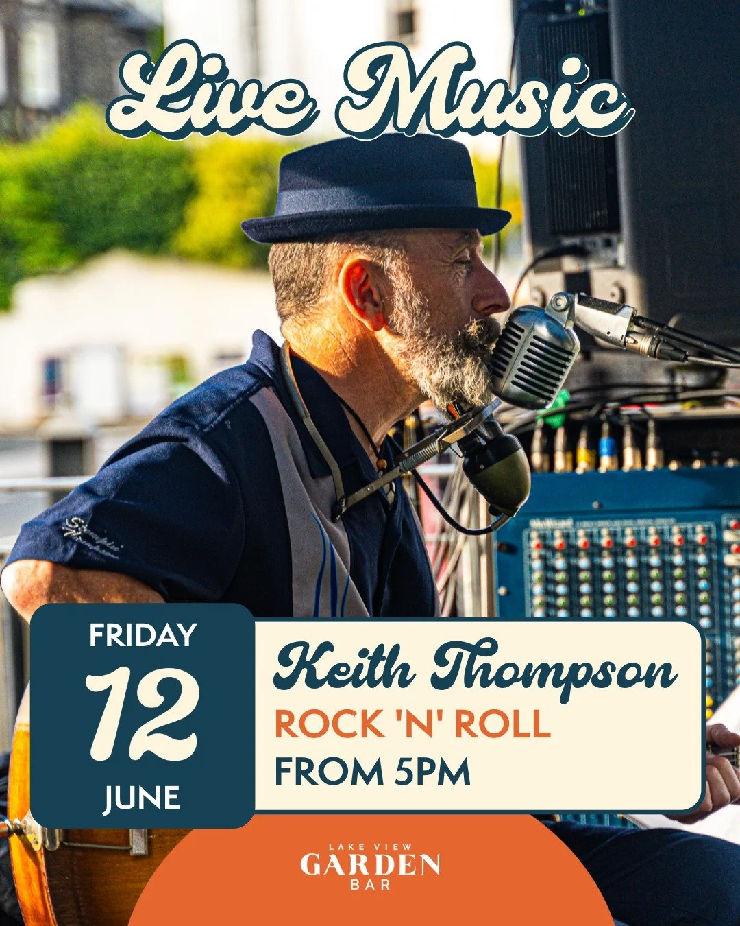 🎵 LIVE MUSIC TONIGHT!

Keith Thompson bringing  the HEAT tonight at Lake View Garden Bar| From 5 pm

Free entry. Good vibes. Great drinks. Stunning views.

check live music chart here : https://lakeviewgardenbar.com/whats-on/live-music

#goodvibes #