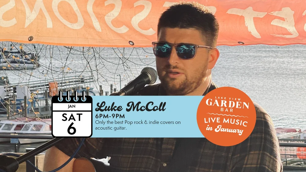 Luke Mccoll | 06th January | Live Music — Lake View Garden Bar