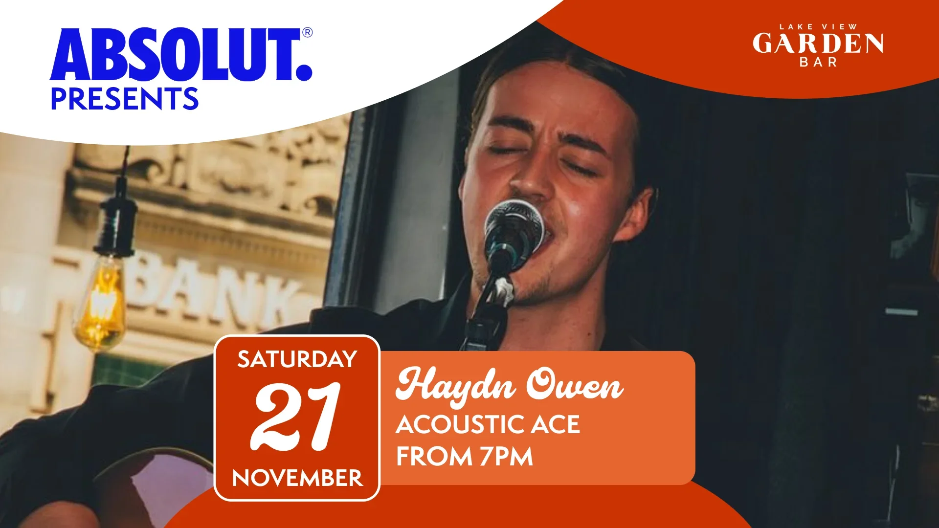 HAYDN OWEN 21 NOVEMBER - Garden Bar - Live Music