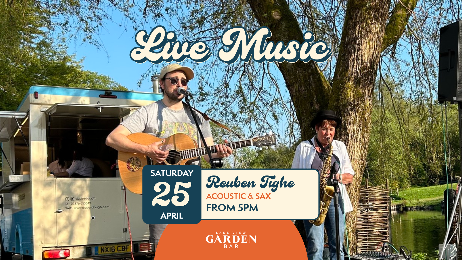 REUBEN TIGHE 25 APR - Garden Bar- Live Music