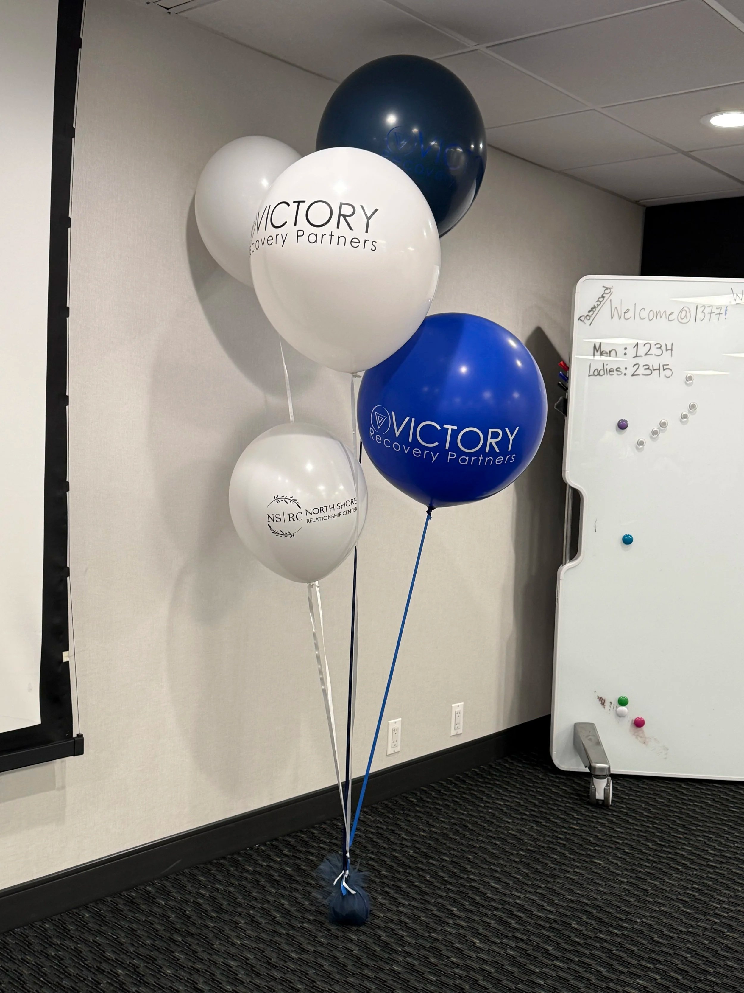 corporate decor, corporate event, helium balloons, jumbo balloons, logo balloons, brand activation