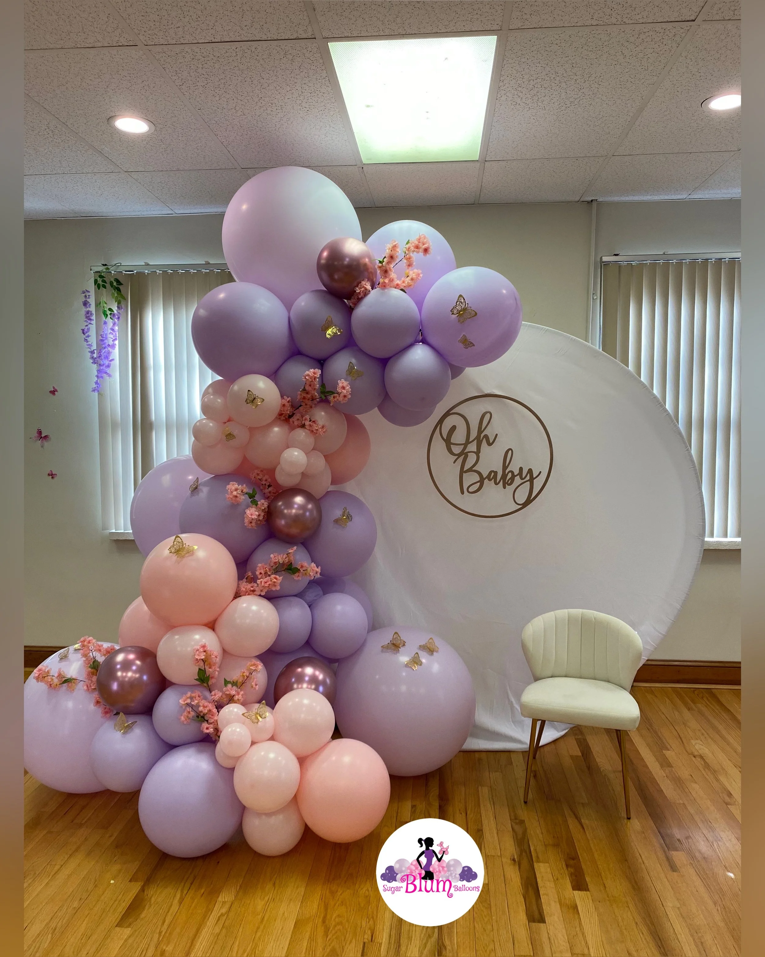 Baby shower balloons