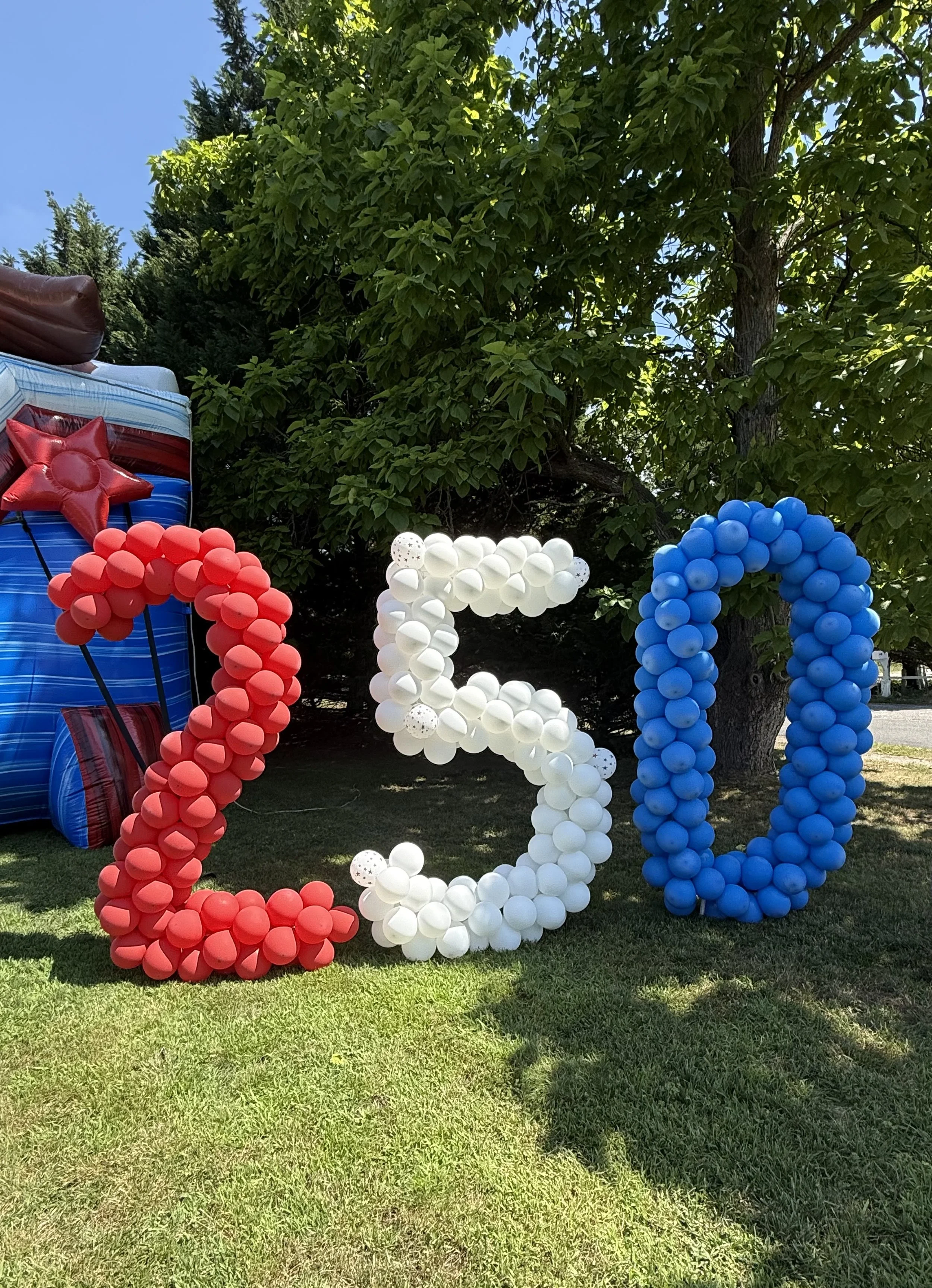 yard numbers, giant number balloons, balloons, balloons near me, milestone birthday,