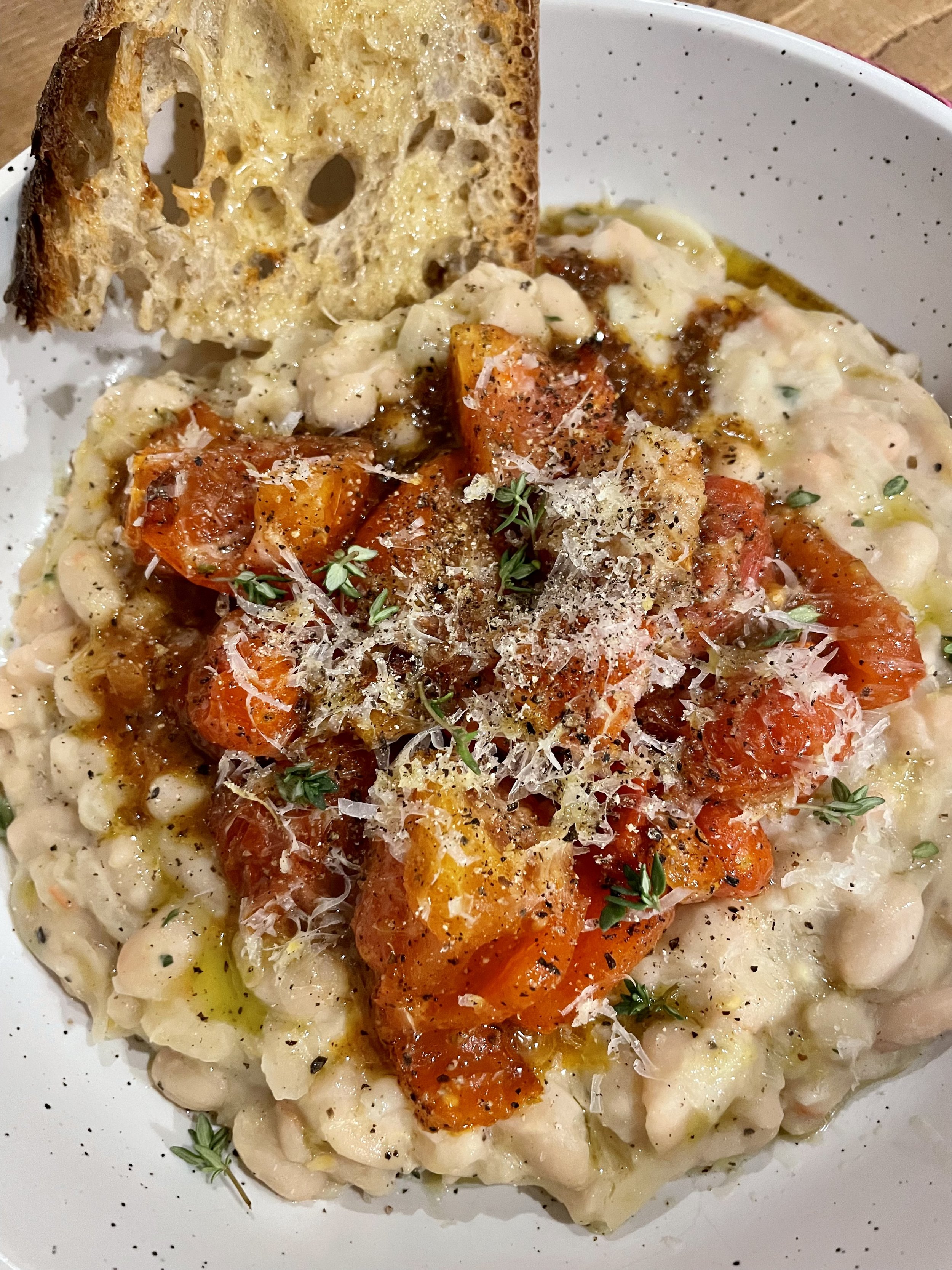 Creamy Beans and Tomatoes