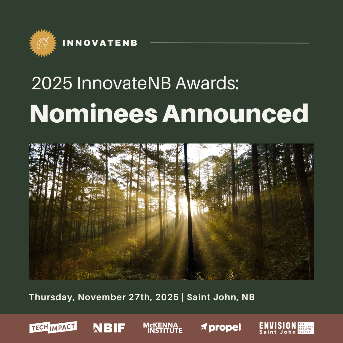 Announcing the 2025 InnovateNB Award Nominees