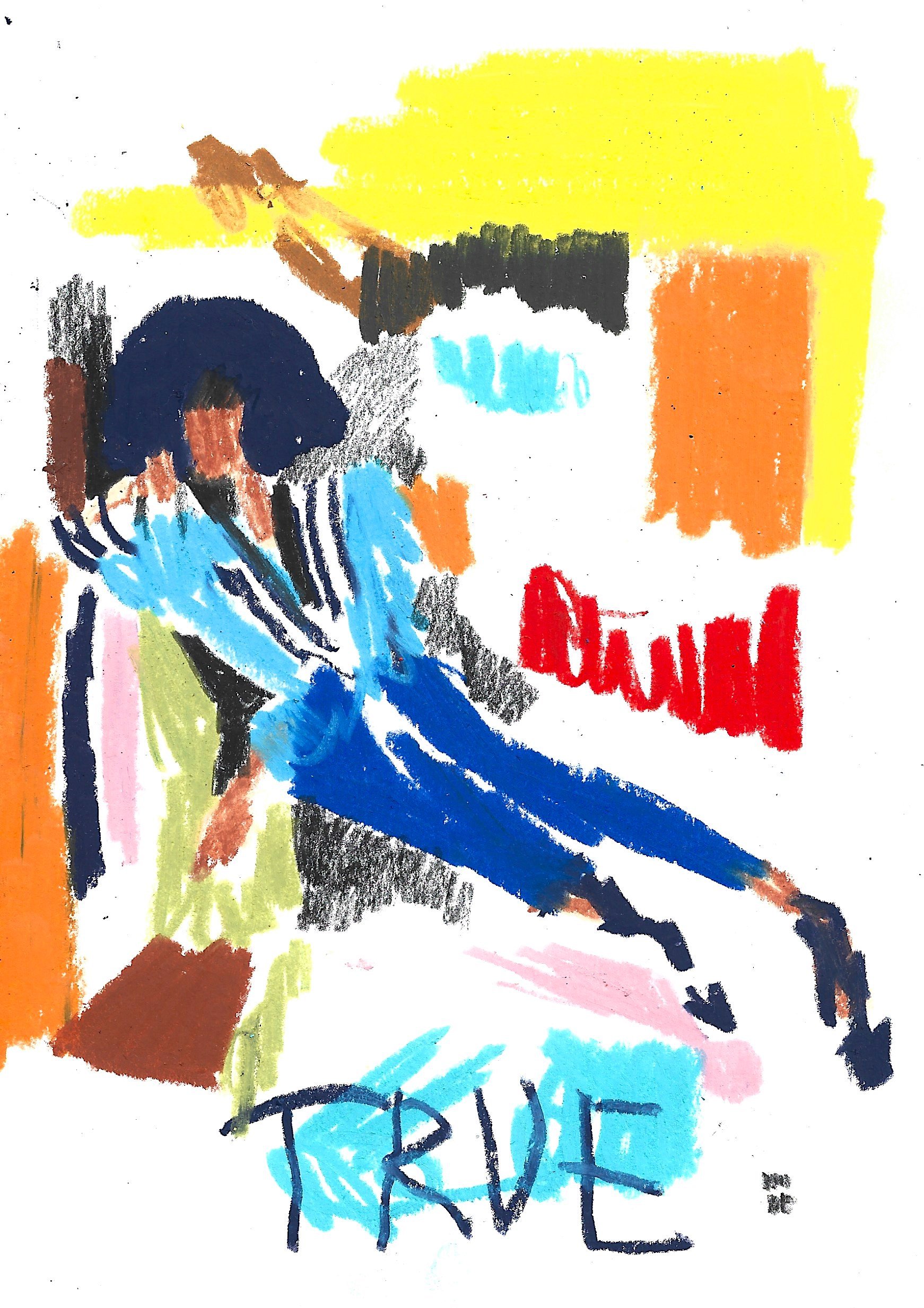 Solange, True, Karolina Dema, Pastel on Paper, 14.8 x 21cm, 15/01/2026 © Demo Dema