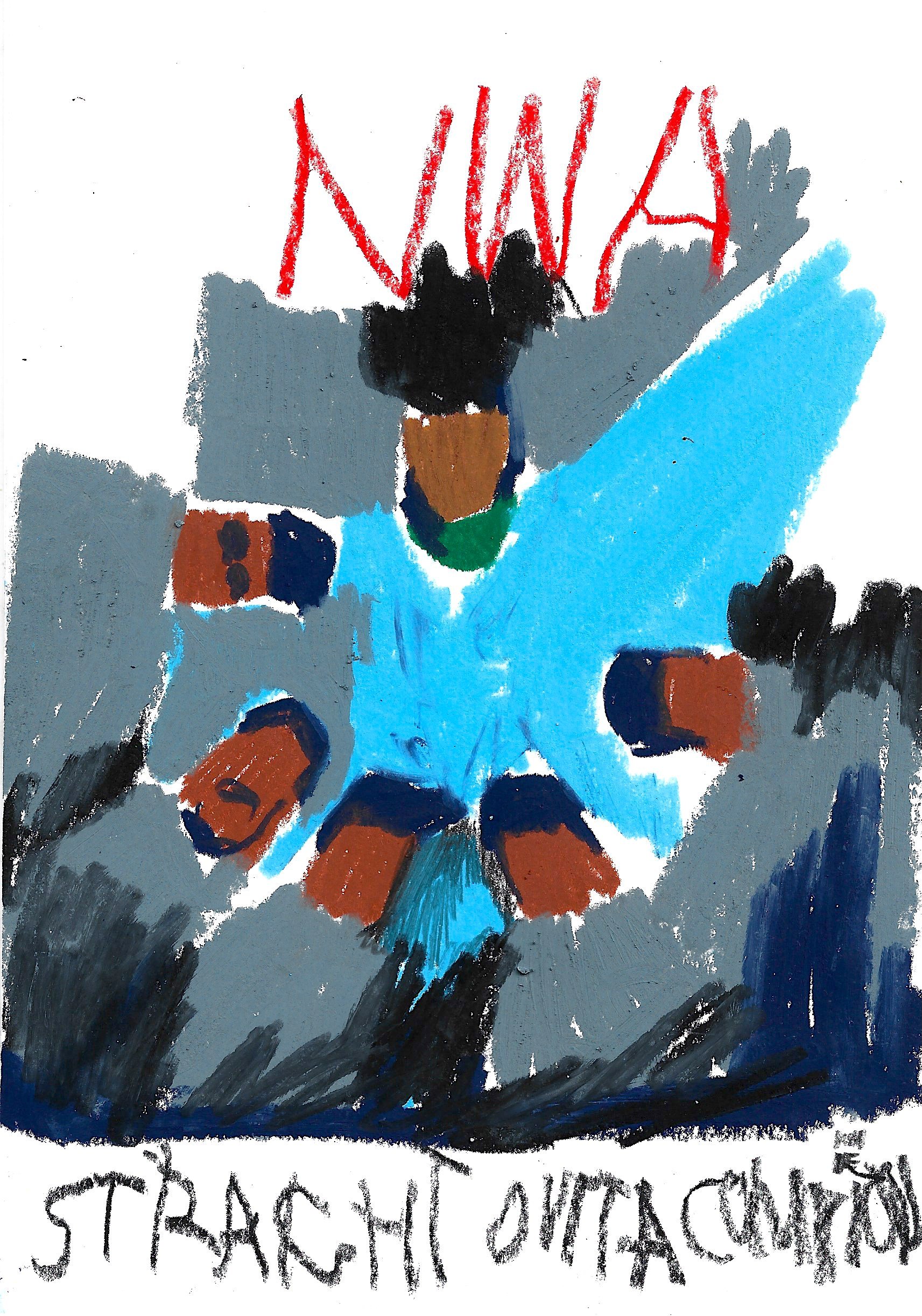 N.W.A., Karolina Dema, Pastel on Paper, 14.8 x 21cm, 15/01/2026 © Demo Dema