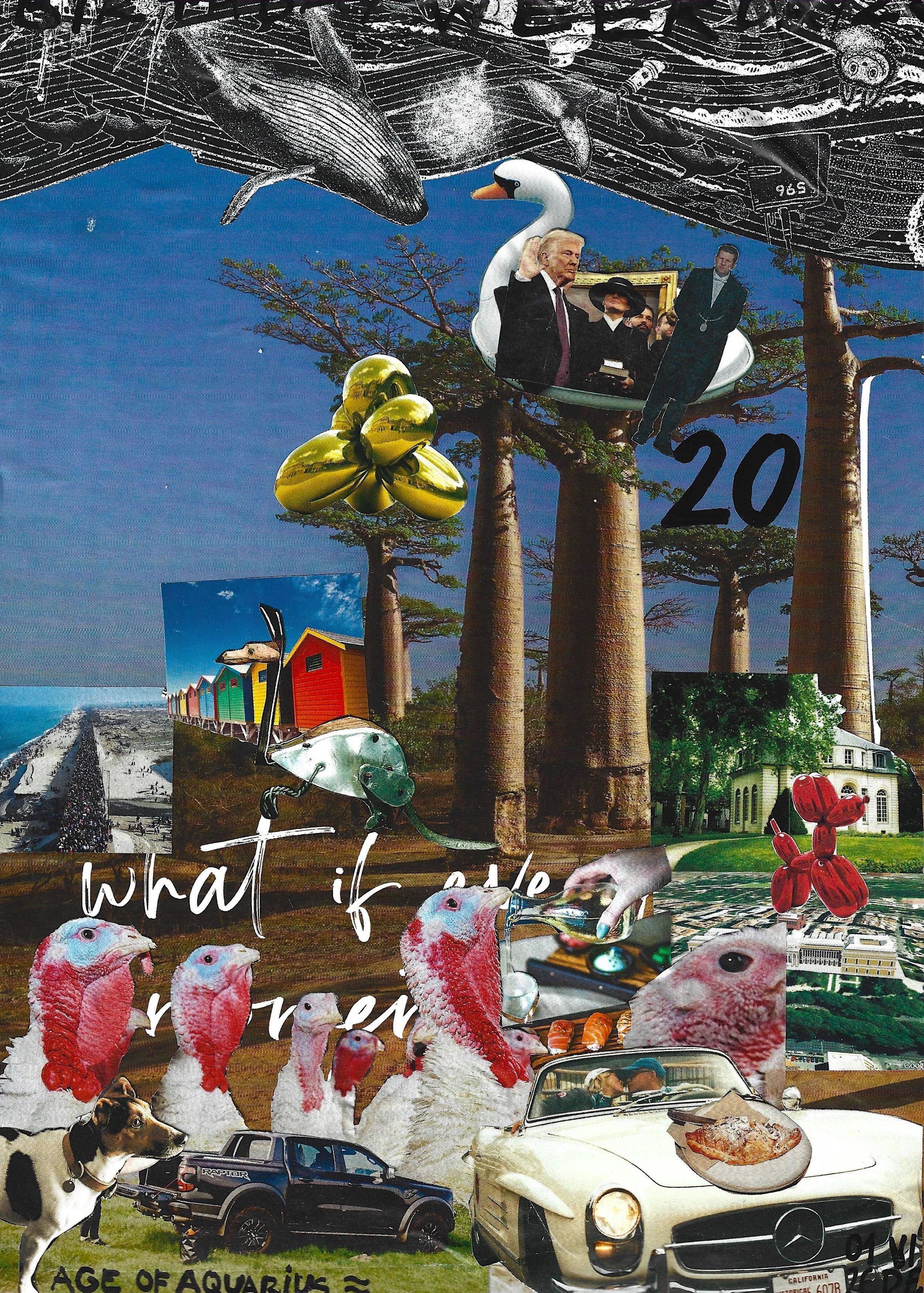 20 Jan 26: Age of Aquarius (Birthday Week, Day 2), Virgile Demo, Cut and Paste on Paper, 21 x 29.7 cm, 2026