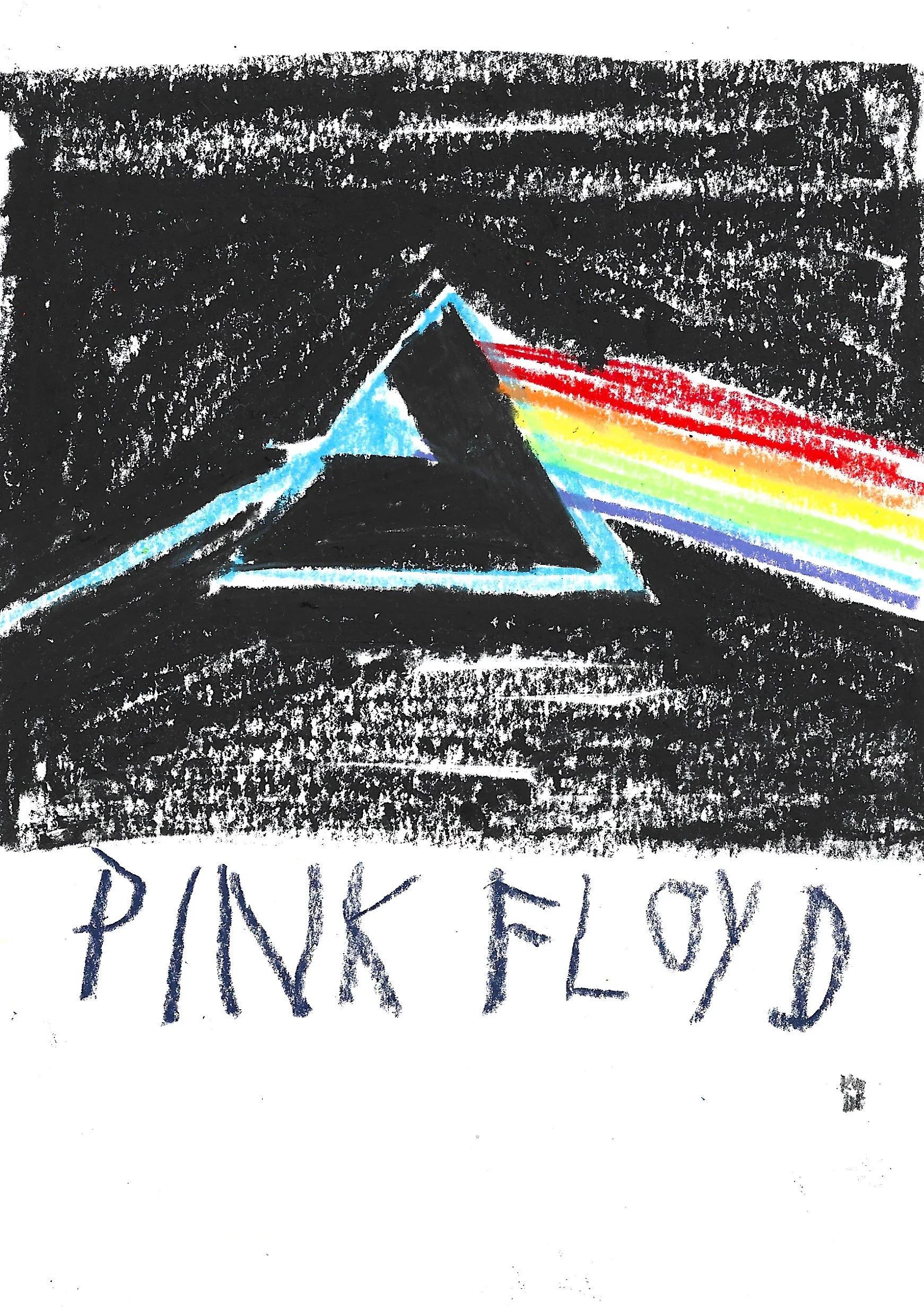 Pink Floyd, Karolina Dema, Pastel on Paper, 14.8 x 21cm, 15/01/2026 © Demo Dema