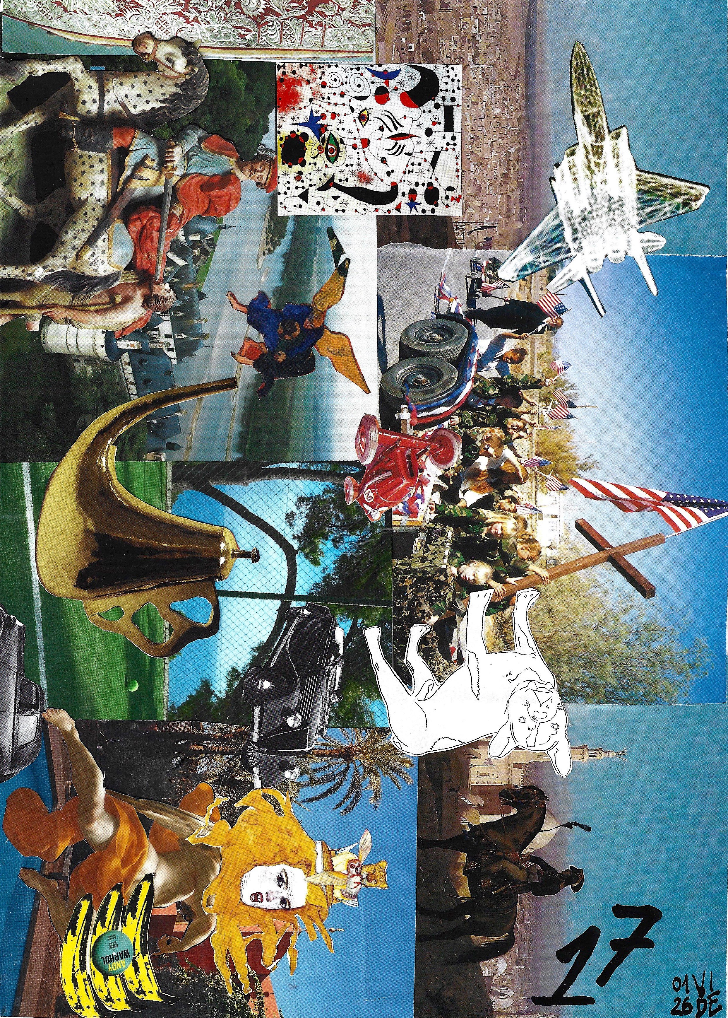 17 Jan 26: New World Order, Virgile Demo, Cut and Paste on Paper, 21 x 29.7cm, 2026