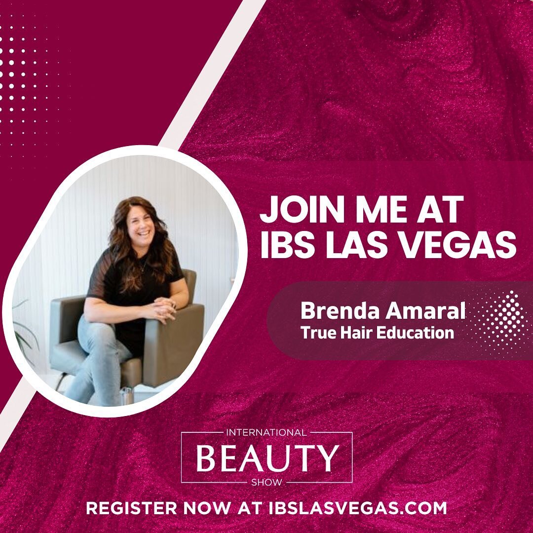 We are coming for you VEGAS!!!

If you have been curious about unbranded education and are looking for a class that offers career changing information served up with some belly laughs, do not miss @brendaamaral.com_ with @truehaireducation at I.B.S. 