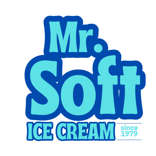 Logo for Mr. Soft Ice Cream, established in 1979.