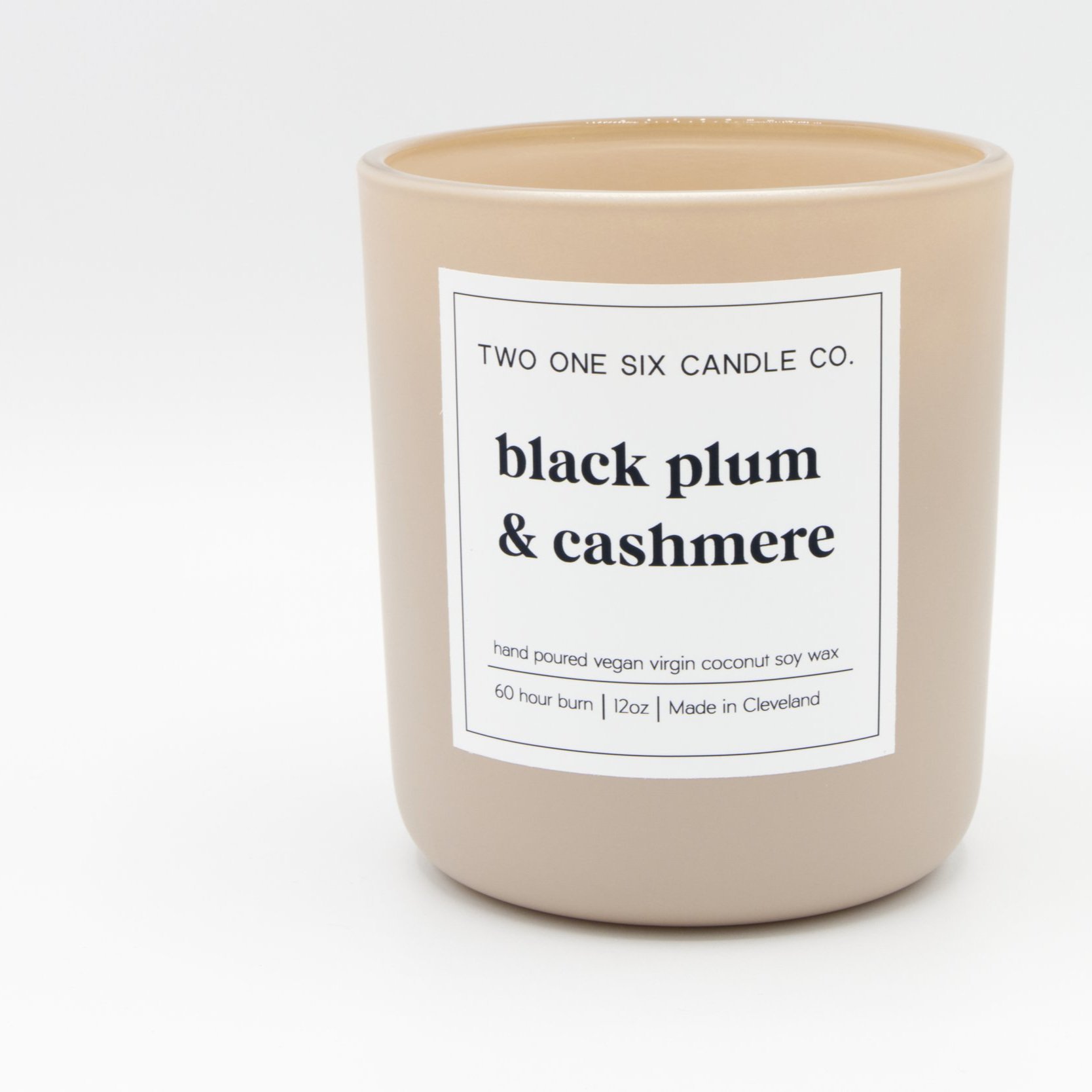 black plum and cashmere candle