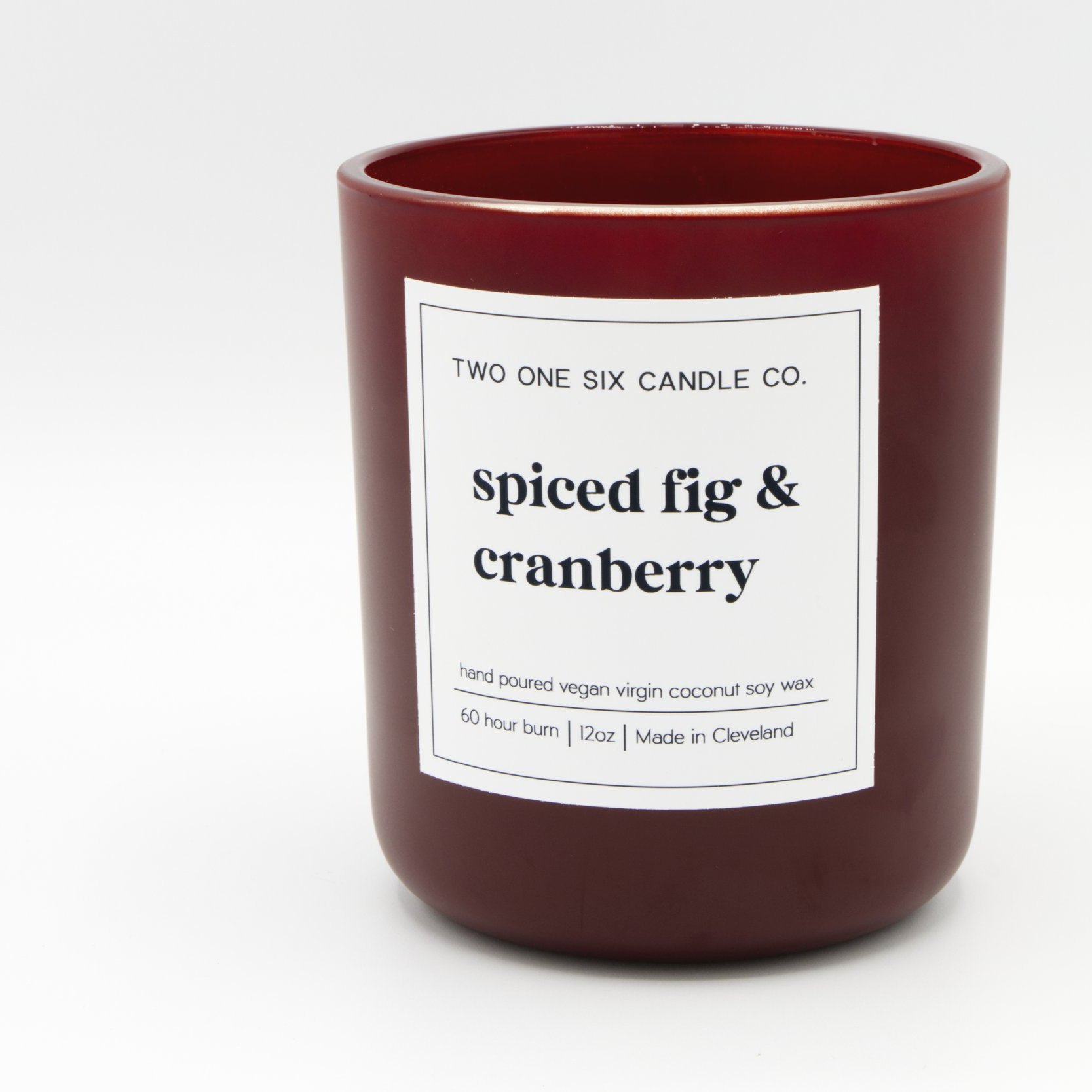 spiced fig and cranberry candle