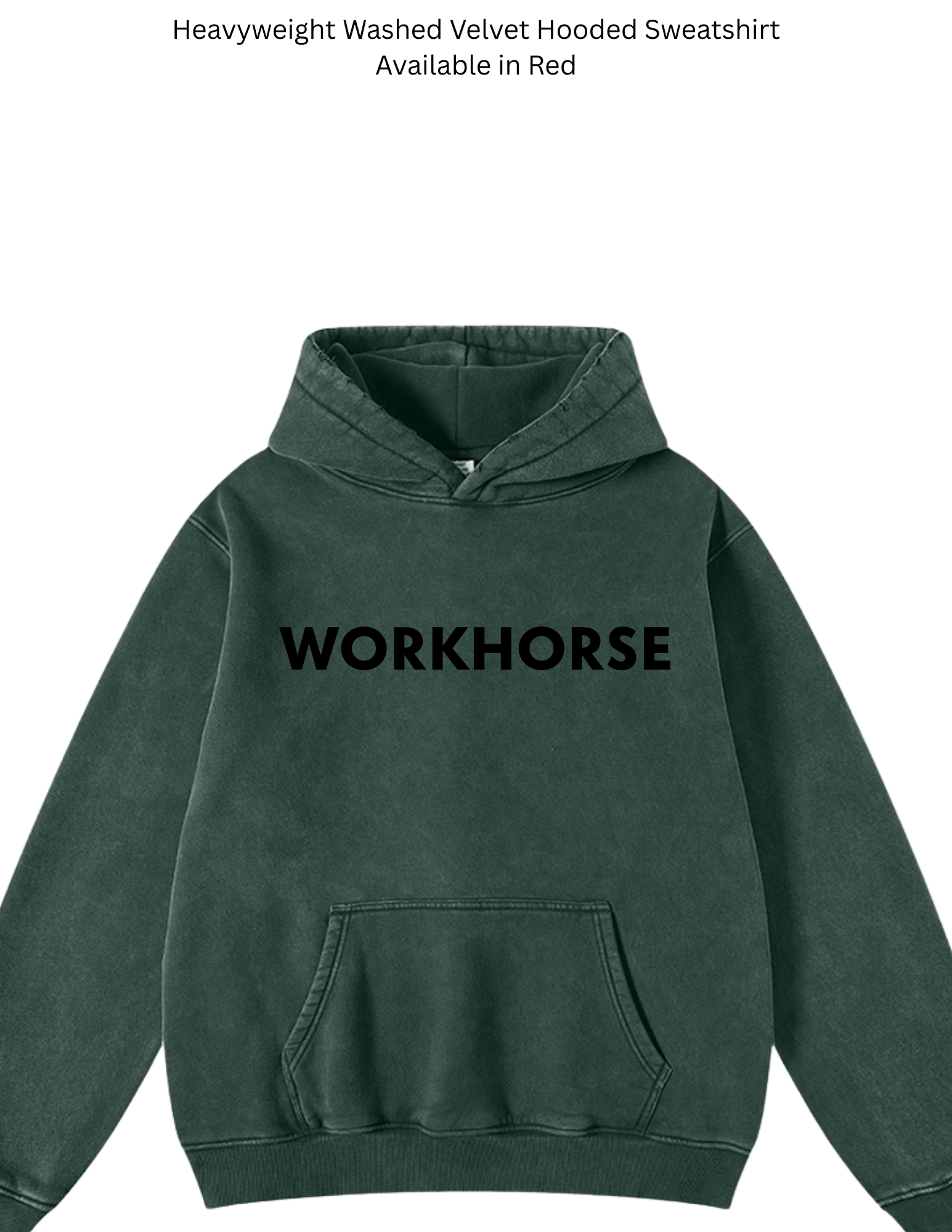 Unisex Heavyweight Distressed Hoodie