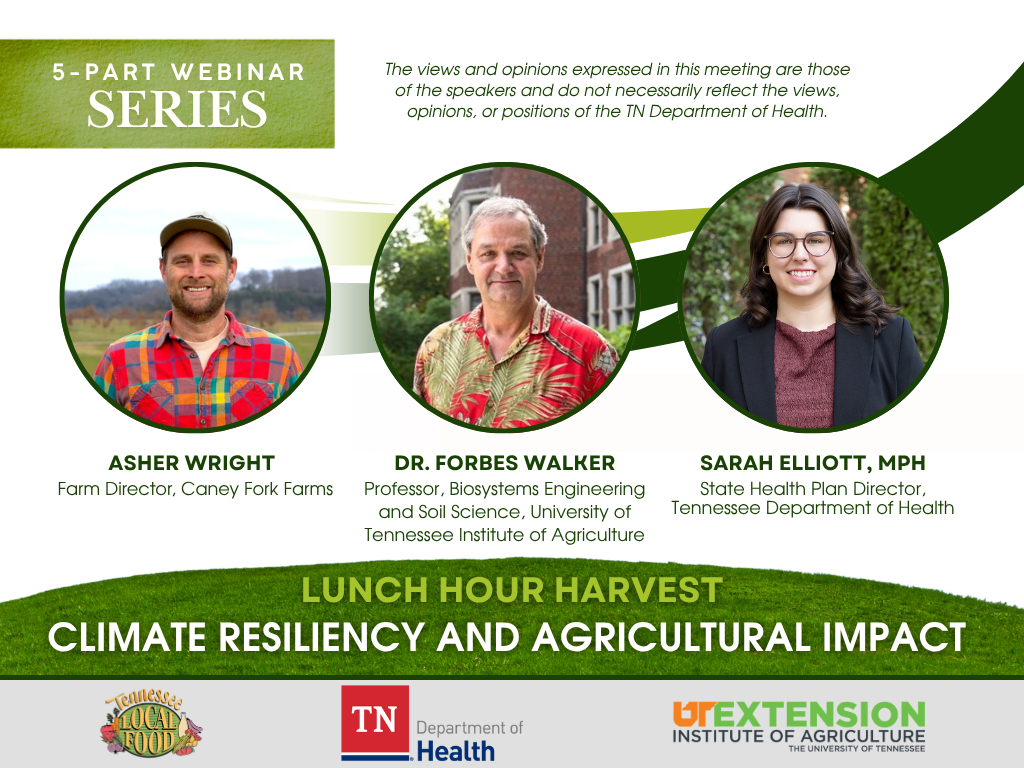 WEBINAR: Lunch Hour Harvest - Climate Resiliency &amp; Agricultural Impact