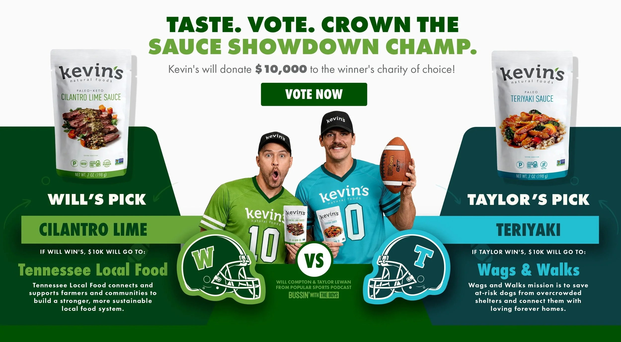 Vote Cilantro Lime: Help TN Local Food Win $10,000 in Kevin's Sauce Showdown