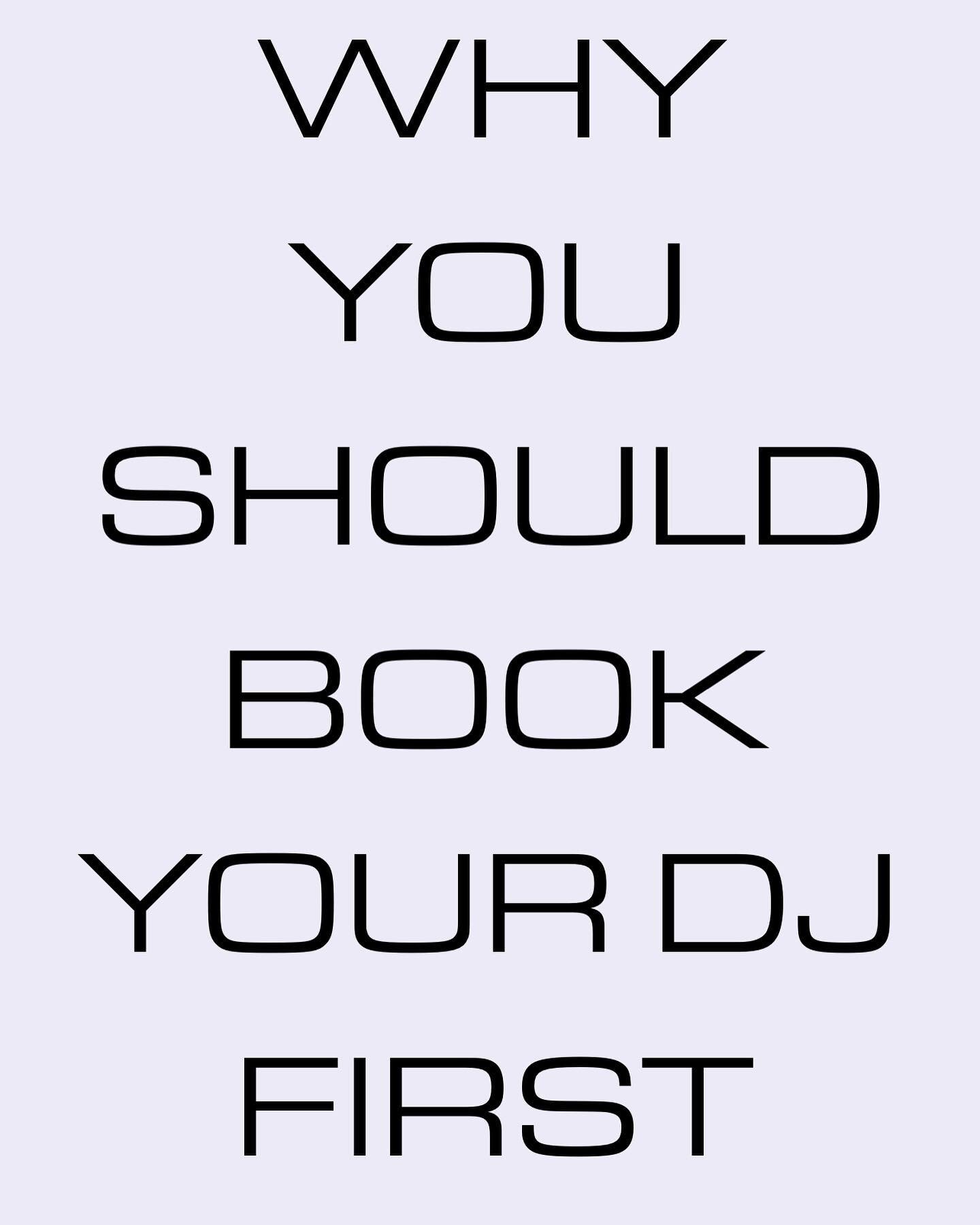 INTRODUCING OUR NEW BLOG! Link in Bio!

Check out our first blog titled &ldquo;Why You Should Book Your DJ First&rdquo;. Are you in the process of planning a special event? Whether it's a wedding, birthday, or corporate gathering, one thing that you 