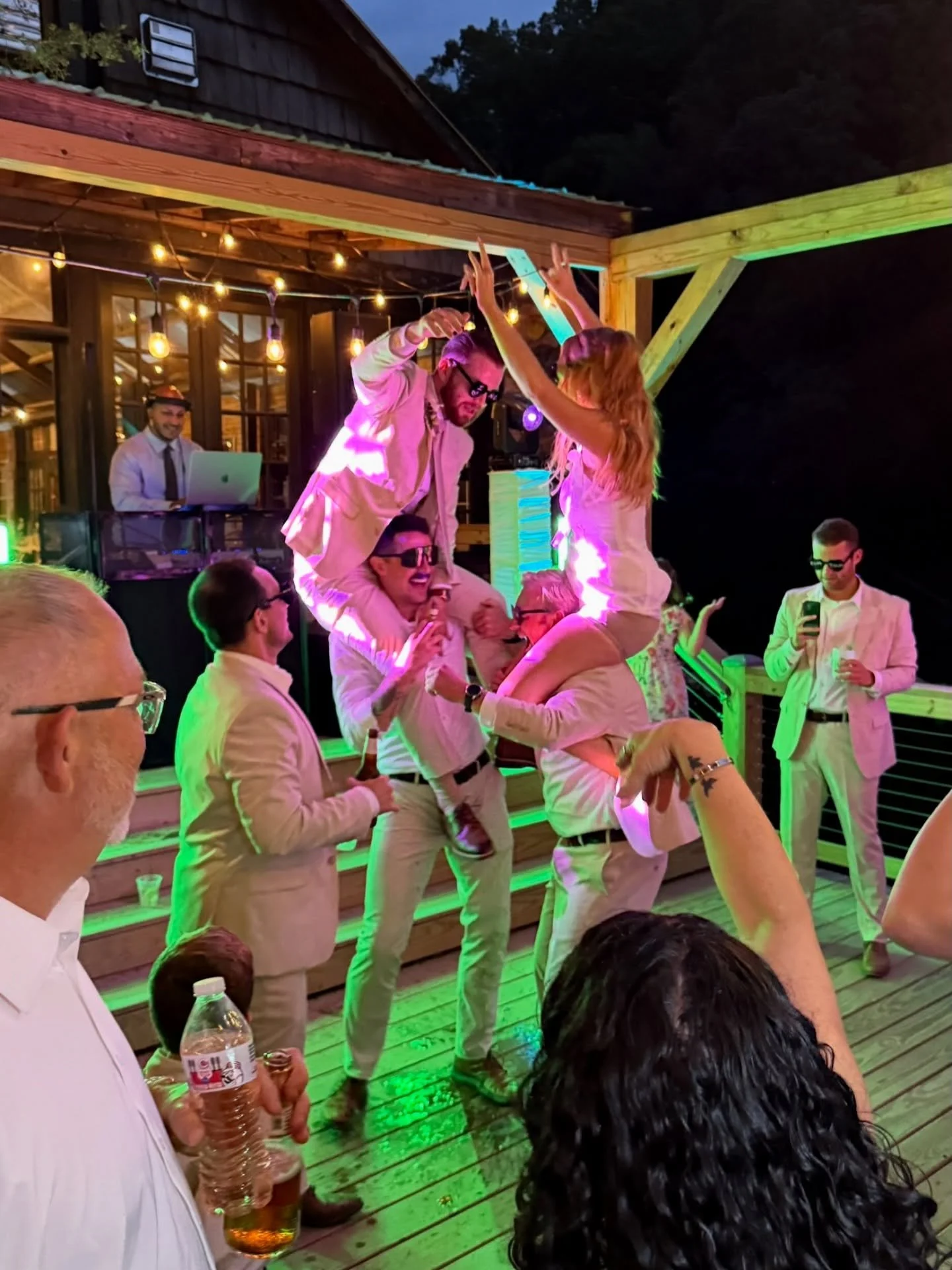 Celebrating Miriah &amp; Kevin the only way we know how &mdash; on another level ❤️ taking you back to celebrating these two beautiful people in NC!