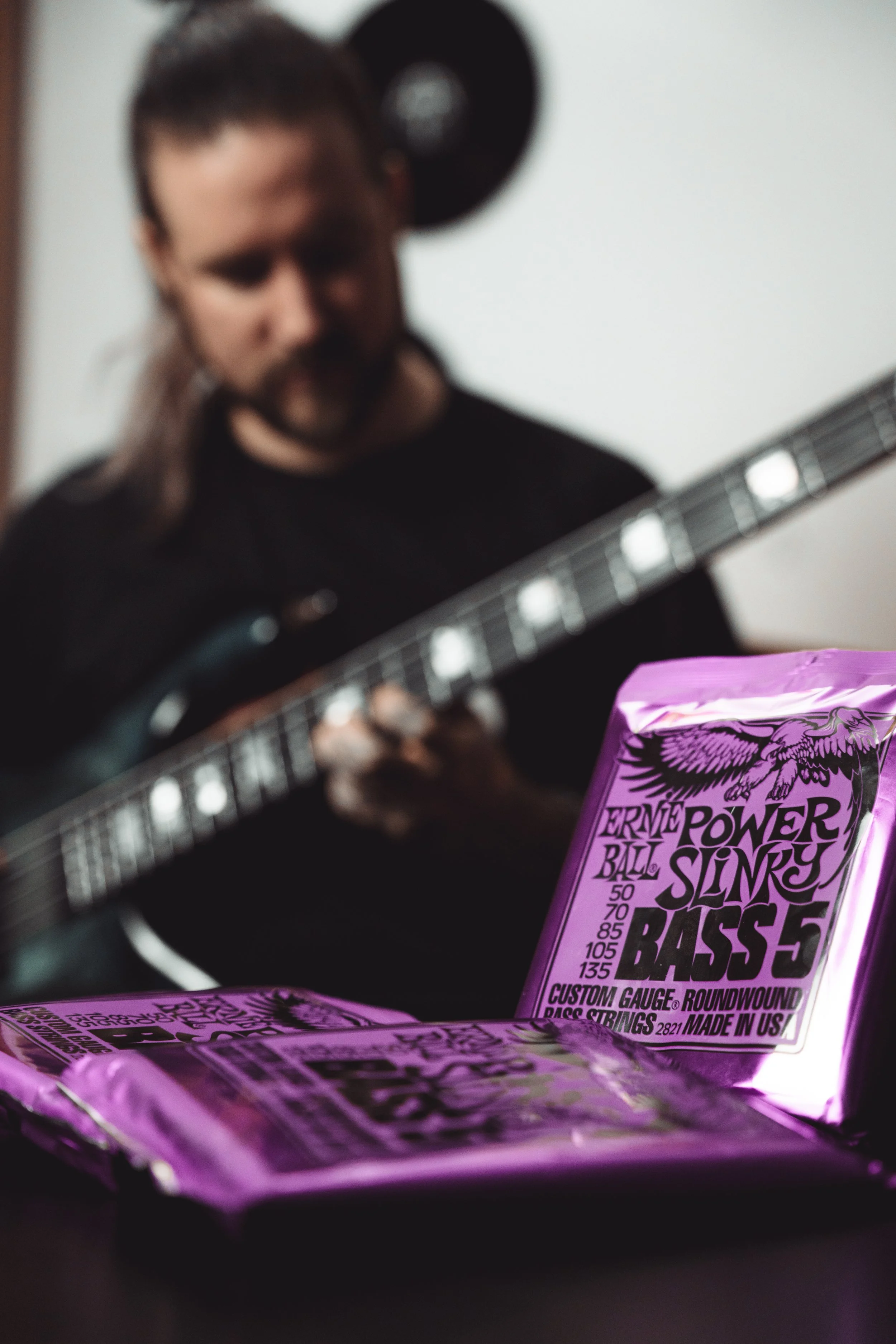 Pierre-André Krauzer (Vestige) endorsement with Ernie Ball - 2026 