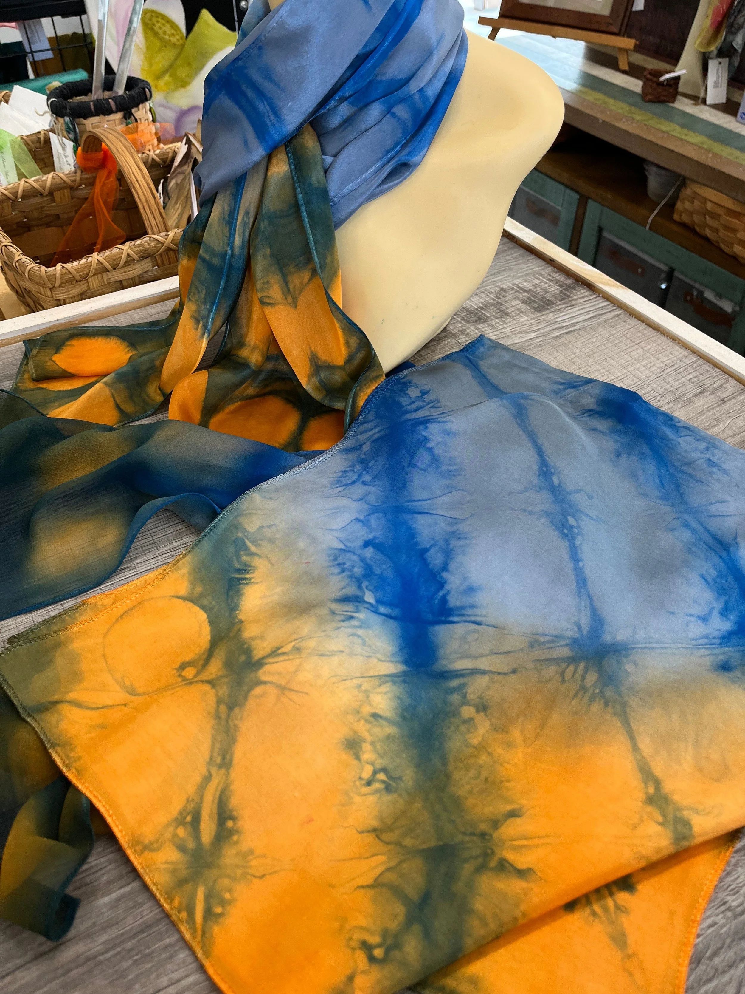 Fabric dying- Shibori technique