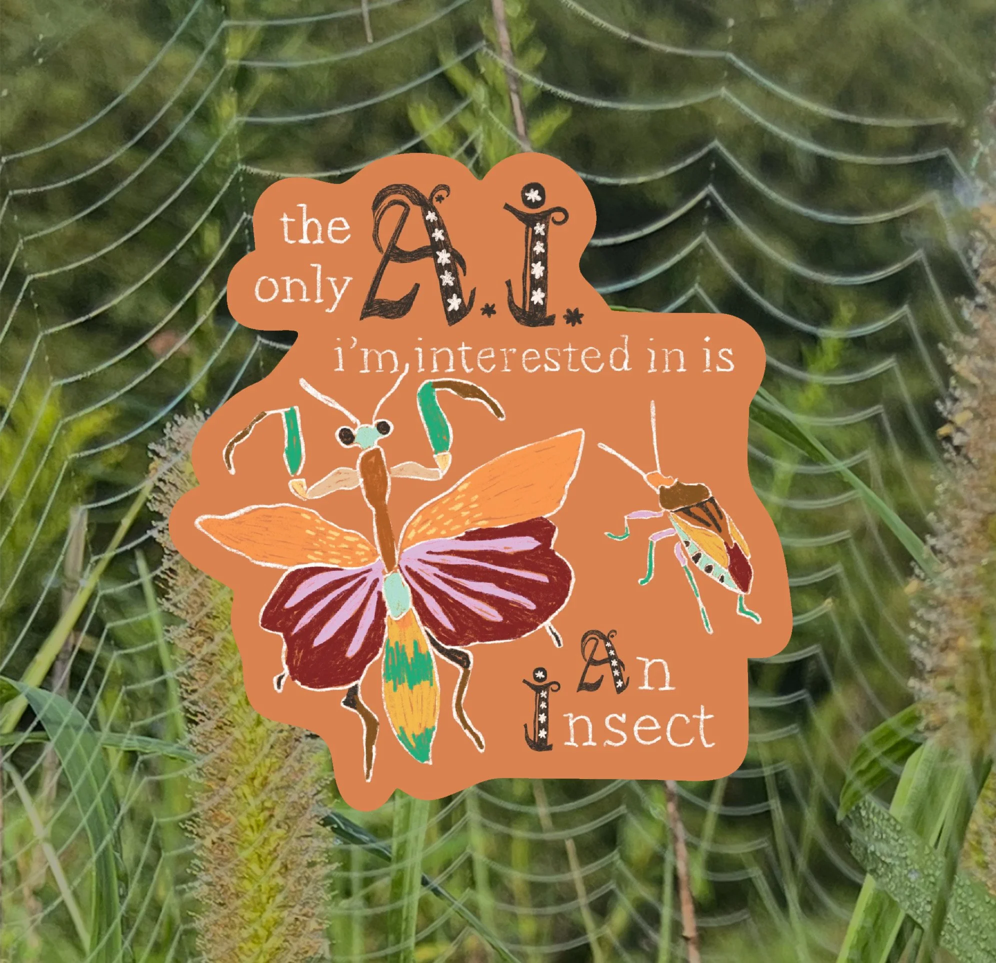 AI (An Insect) Sticker