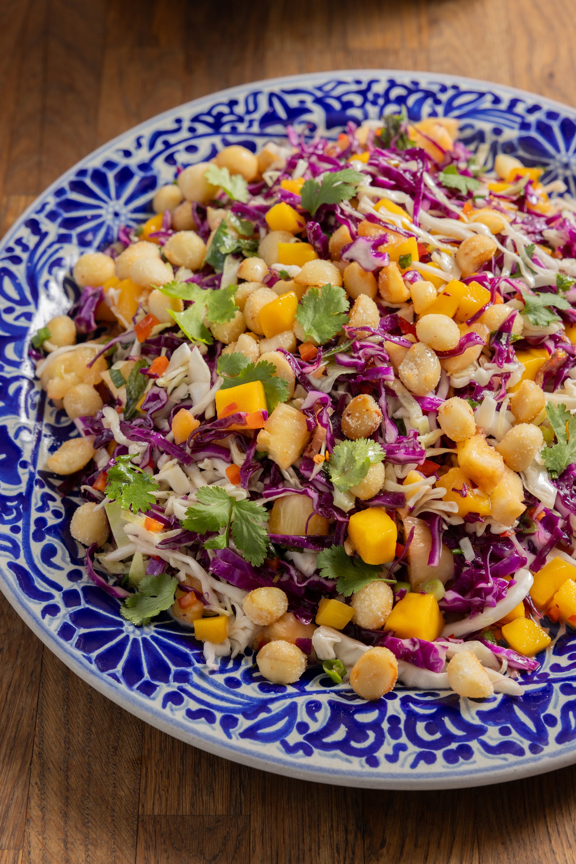 Tropical Cabbage Salad with Maple Sesame&nbsp;Dressing