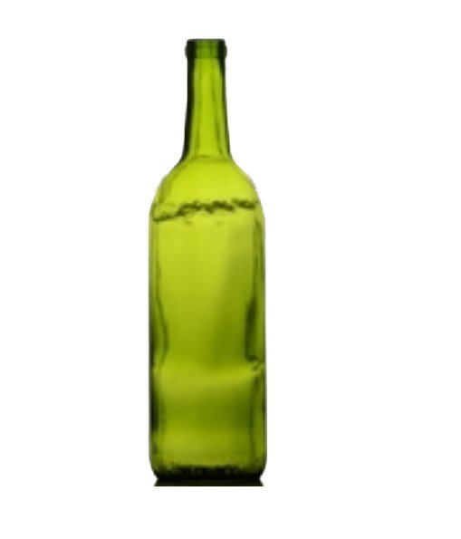 750 ml Emerald Green Bordeaux Bottles